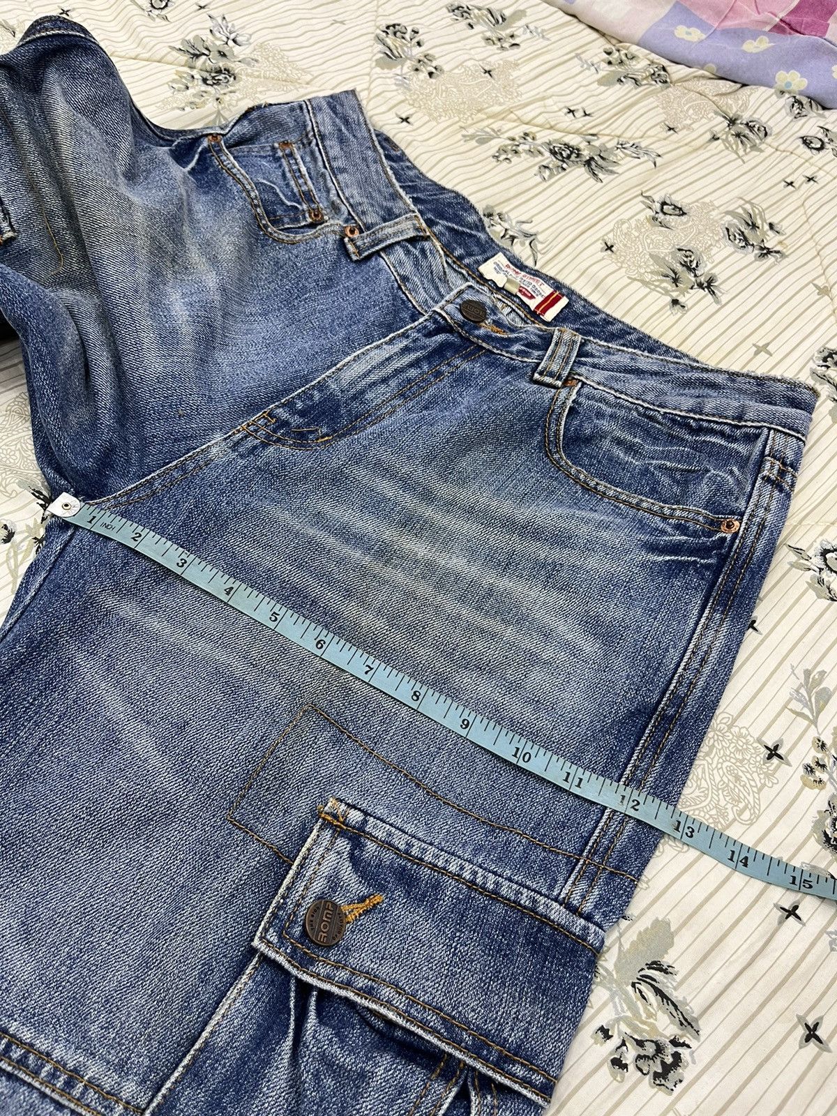 Japanese Brand P. ROMP STREET TACTICAL CARGO JEANS Size US 31 - 10 Thumbnail