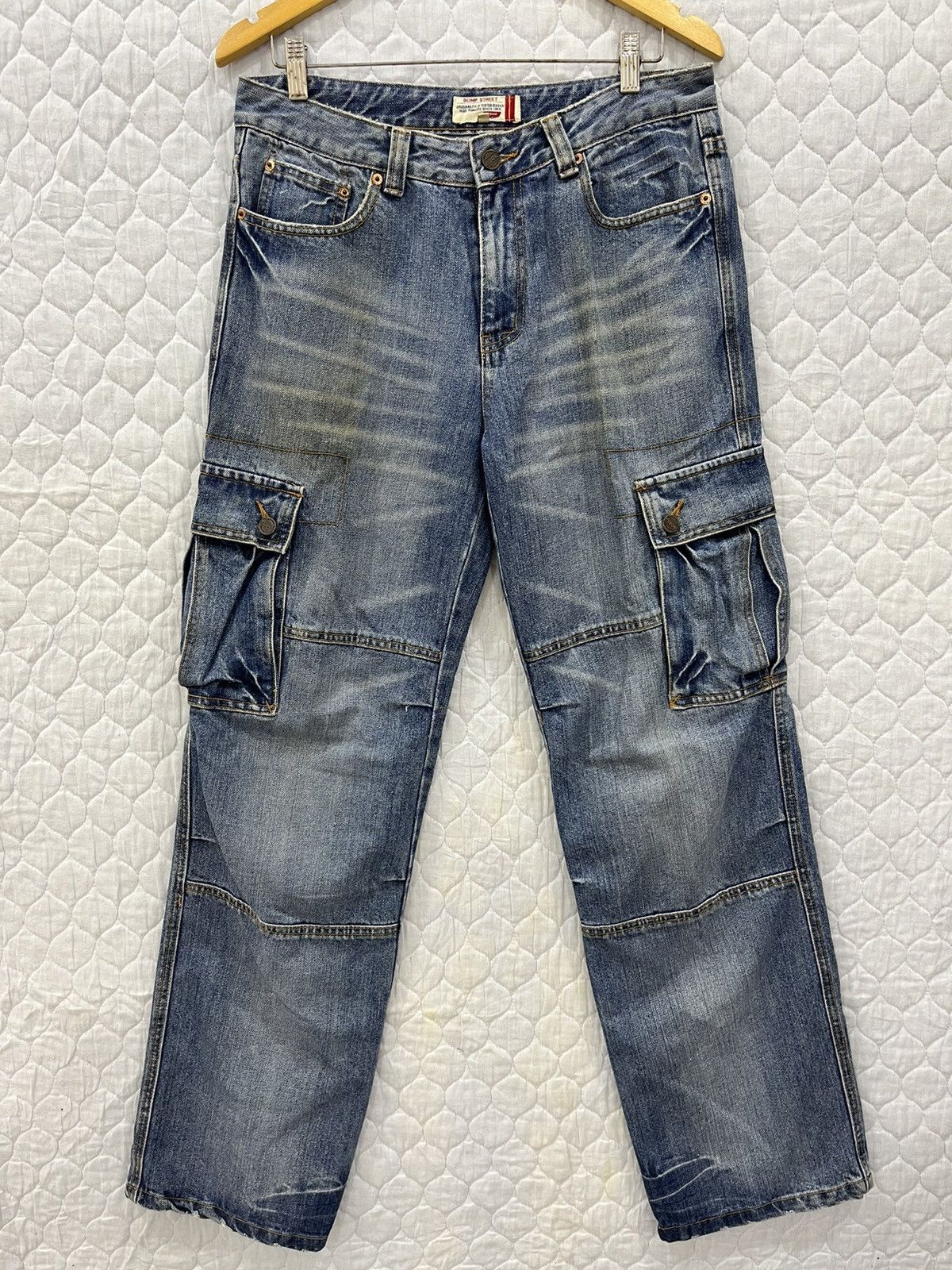 Japanese Brand P. ROMP STREET TACTICAL CARGO JEANS Size US 31 - 1 Thumbnail