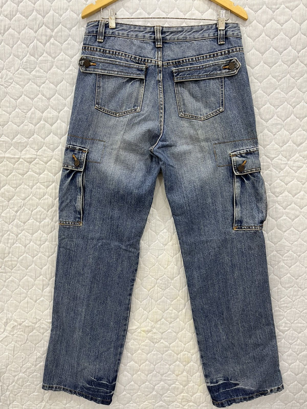 Japanese Brand P. ROMP STREET TACTICAL CARGO JEANS Size US 31 - 4 Thumbnail