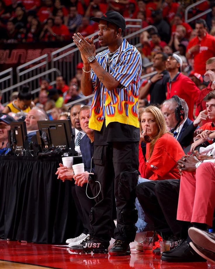 *RARE* Prada FW18 Striped Flame shirt
