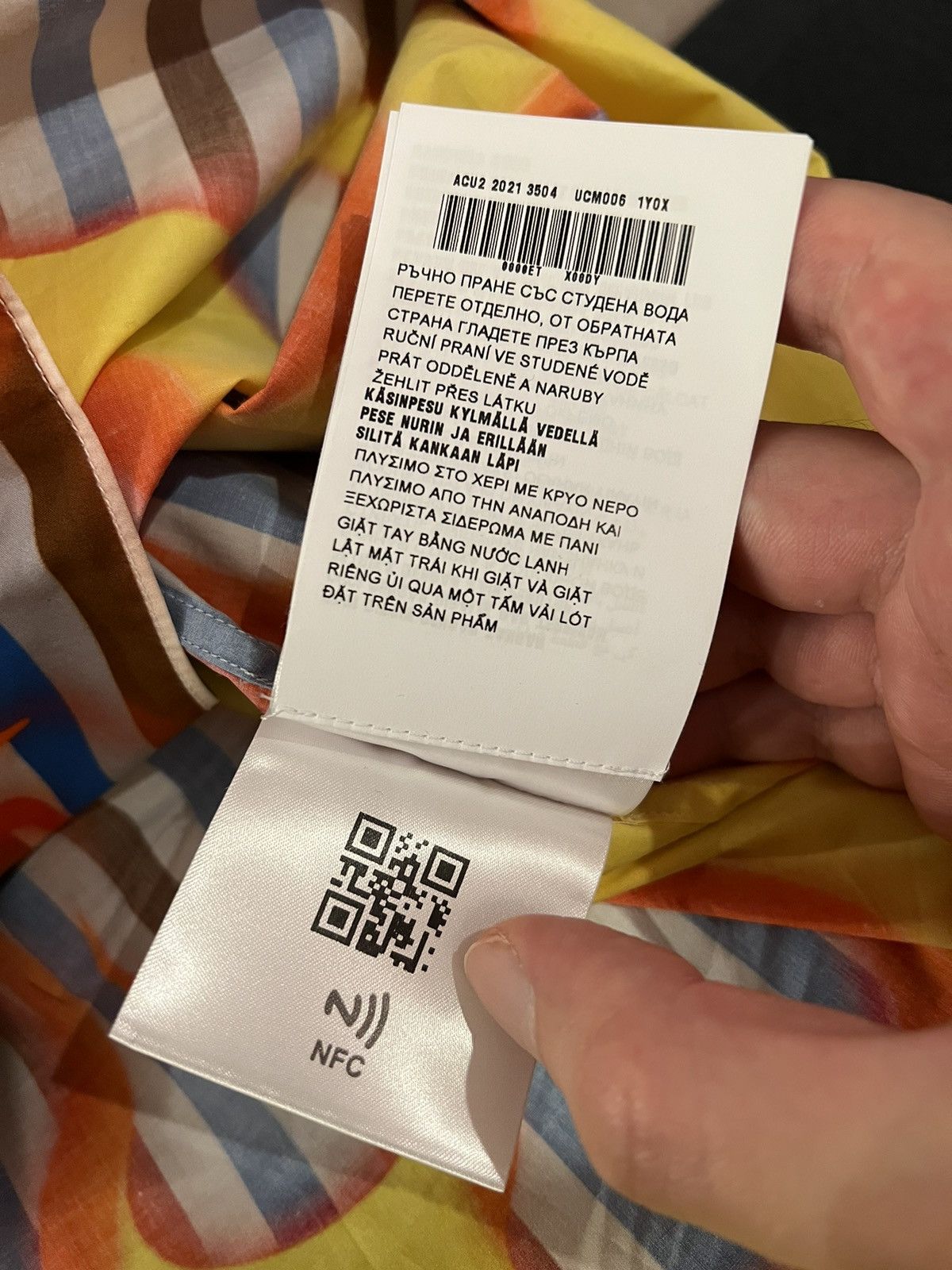 Prada *RARE* Prada FW18 Striped Flame shirt Size US XL / EU 56 / 4 - 10 Thumbnail