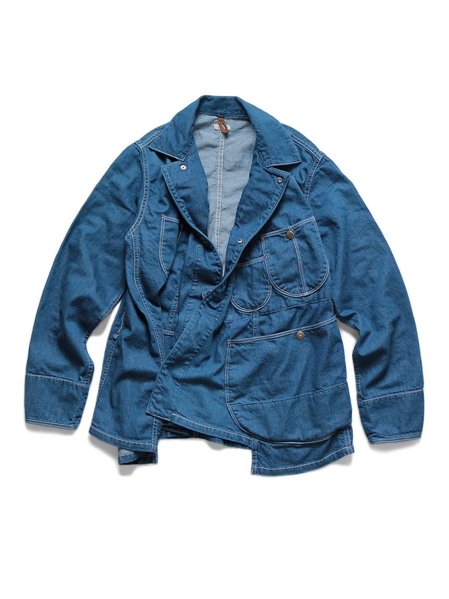 KAPITAL - 8ozデニム モンキースキヤキカバーオール サイズ4 XL KAPITAL - 8ozデニム モンキースキヤキカバーオール(加工