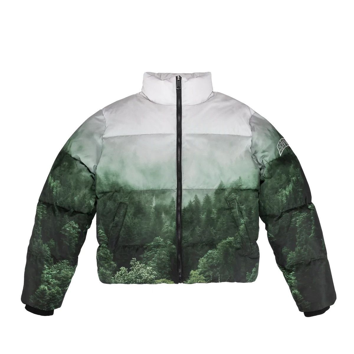 Bravest studios newest 2021 Camo Puffer Jacket Eggshell