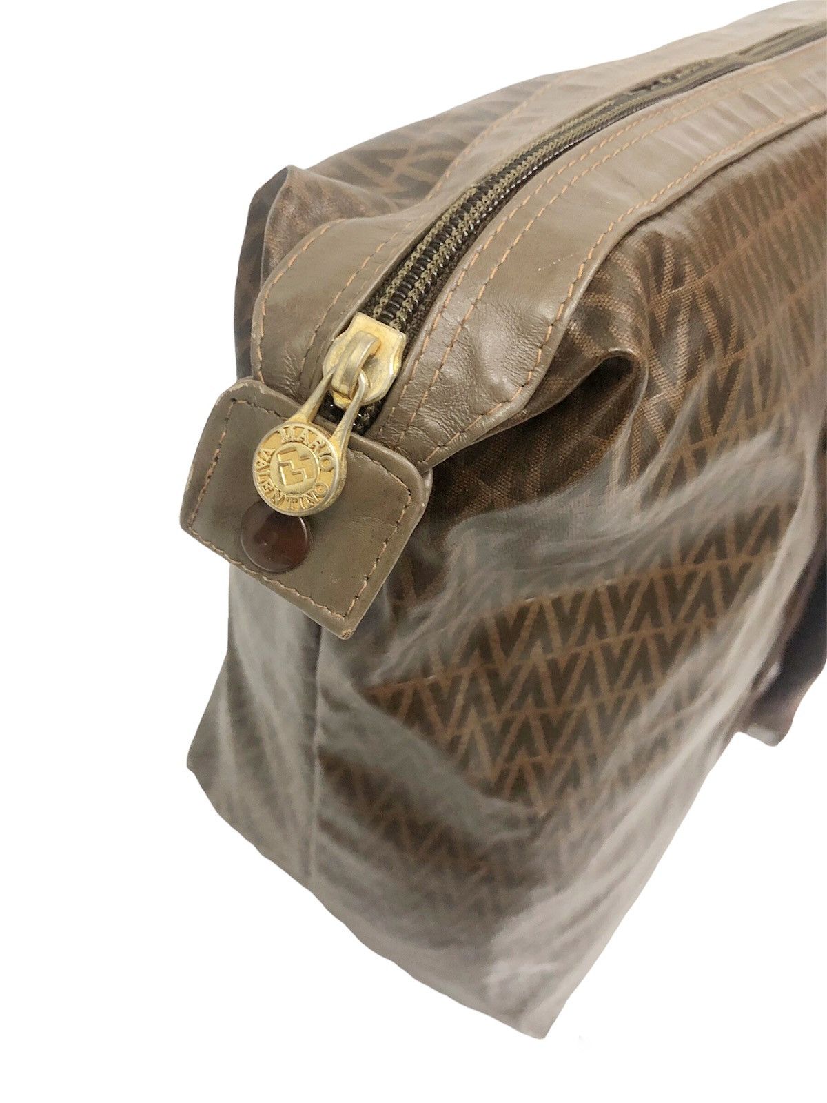 Valentino 80's Vintage Mario Valentino monogram large carry bag Size ONE SIZE - 9 Thumbnail