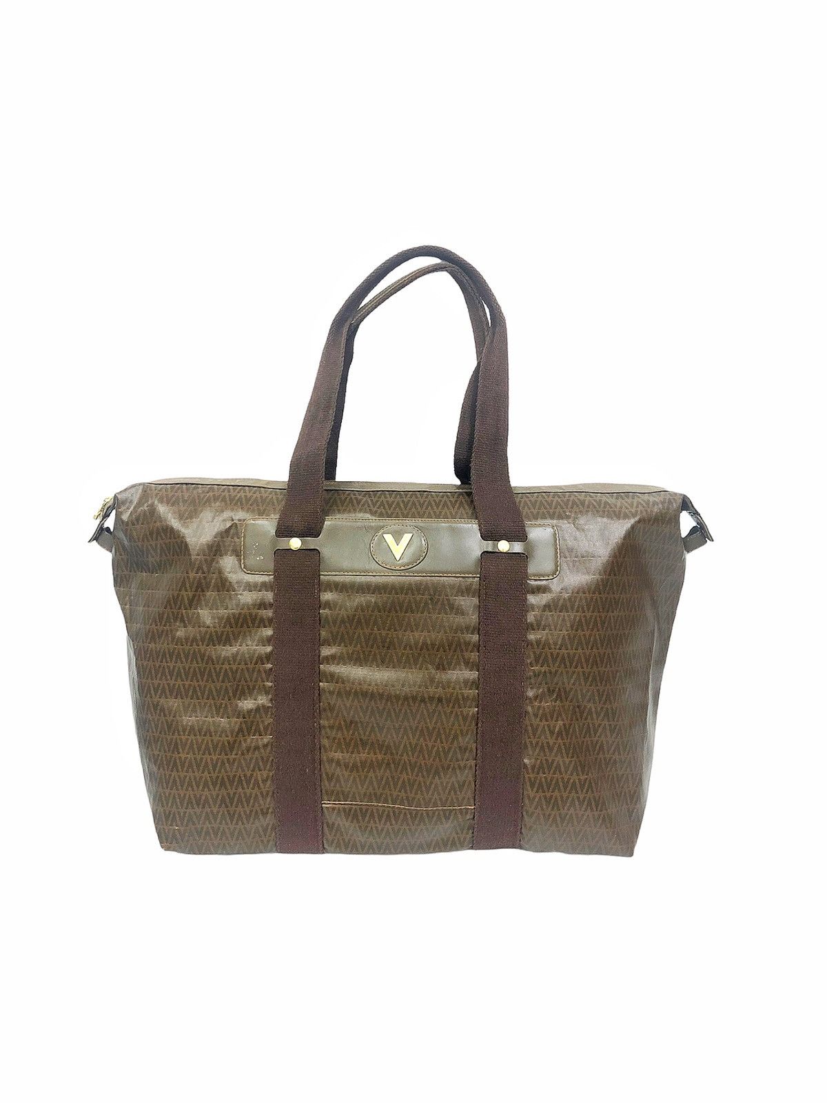 Valentino 80's Vintage Mario Valentino monogram large carry bag Size ONE SIZE - 3 Thumbnail