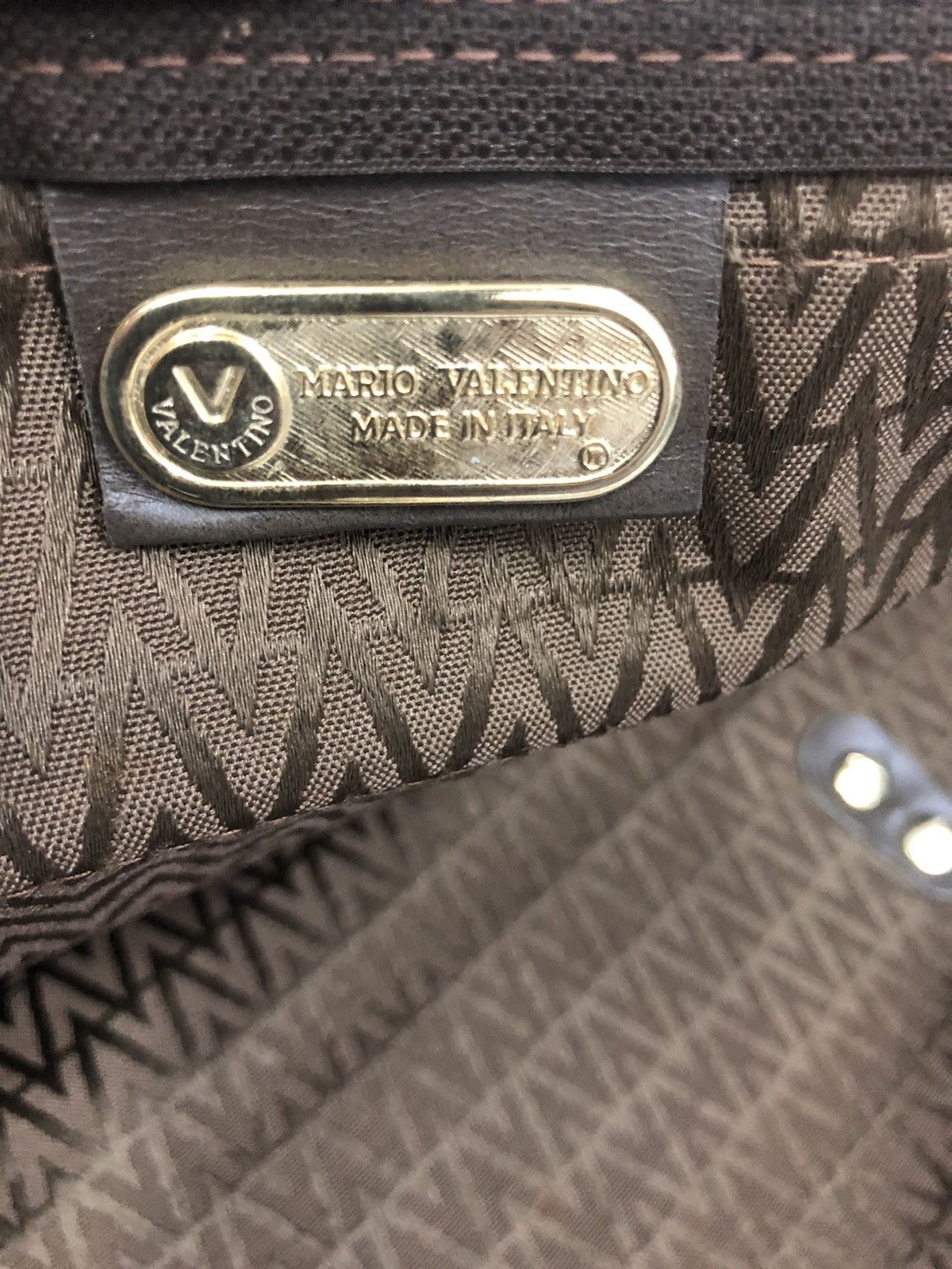 Valentino 80's Vintage Mario Valentino monogram large carry bag Size ONE SIZE - 16 Thumbnail