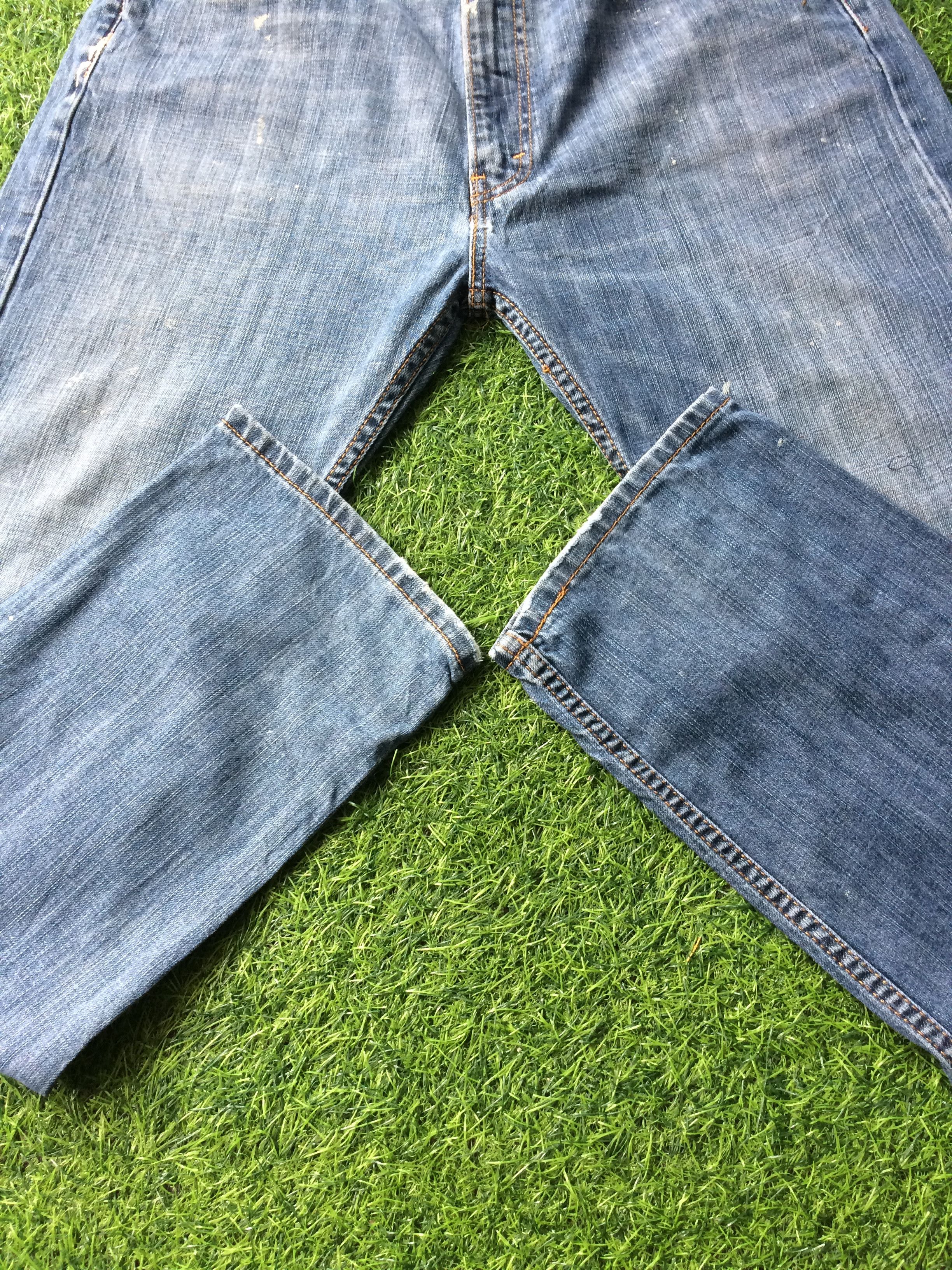 Levi's × Vintage Vintage Distressed Levis 505 Painted Jeans #B-573 Size US 35 - 7 Thumbnail