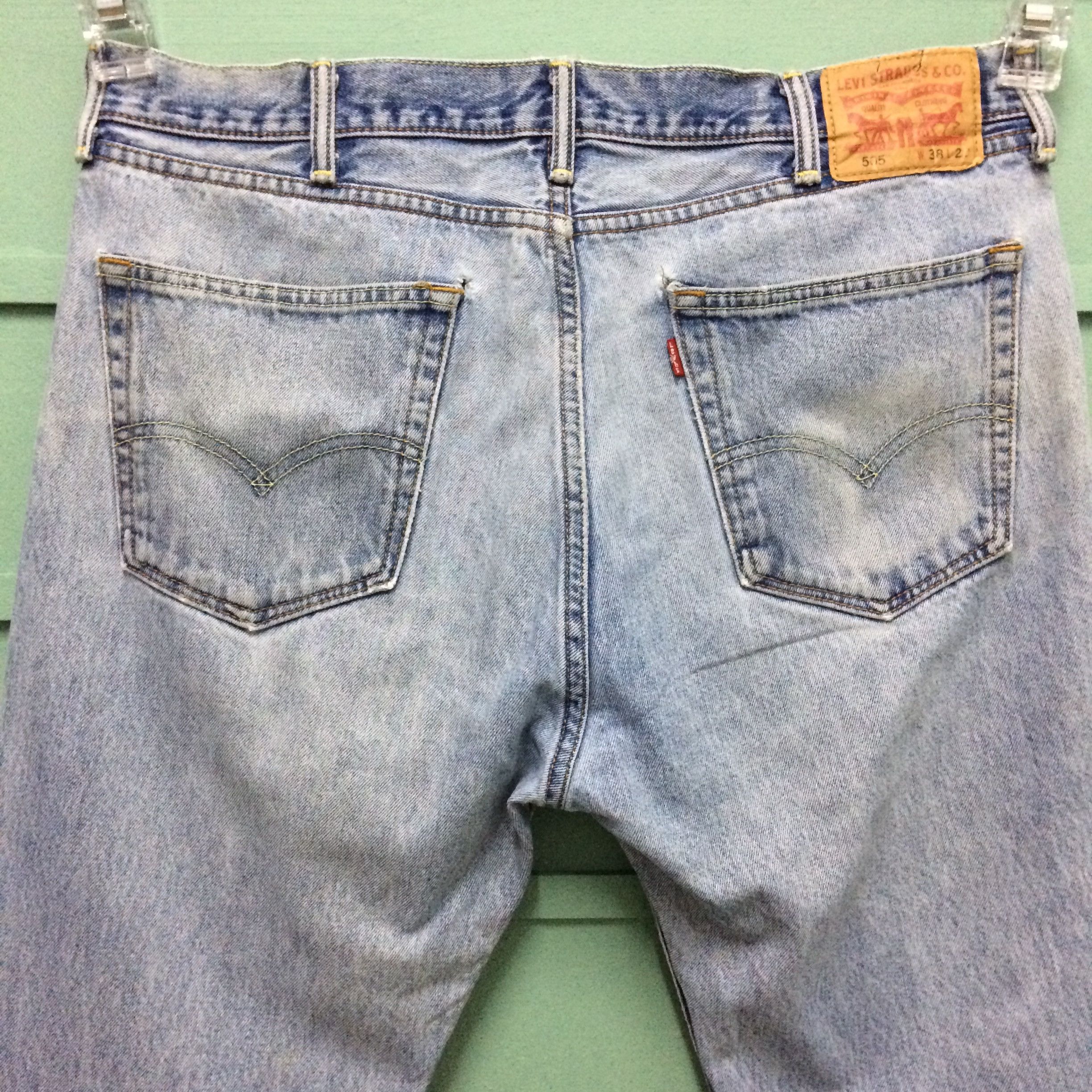 Levi's × Vintage Vintage Distressed Levis 505 Ripped Jeans #B-196 Size US 38 / EU 54 - 7 Thumbnail