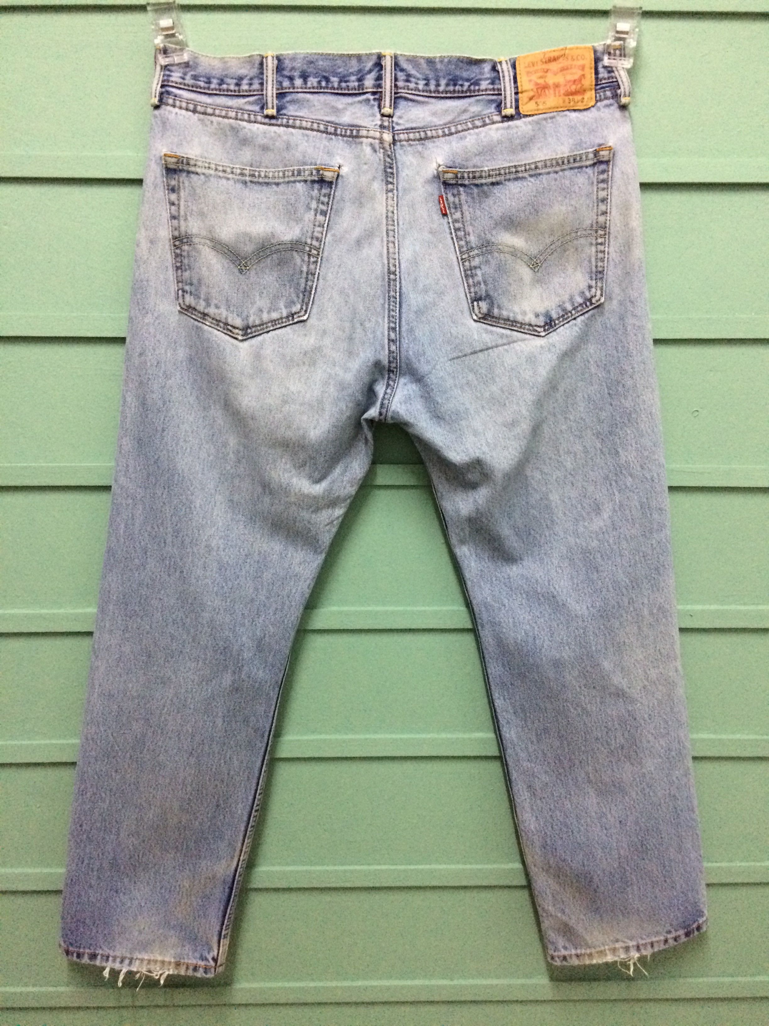 Levi's × Vintage Vintage Distressed Levis 505 Ripped Jeans #B-196 Size US 38 / EU 54 - 2 Thumbnail