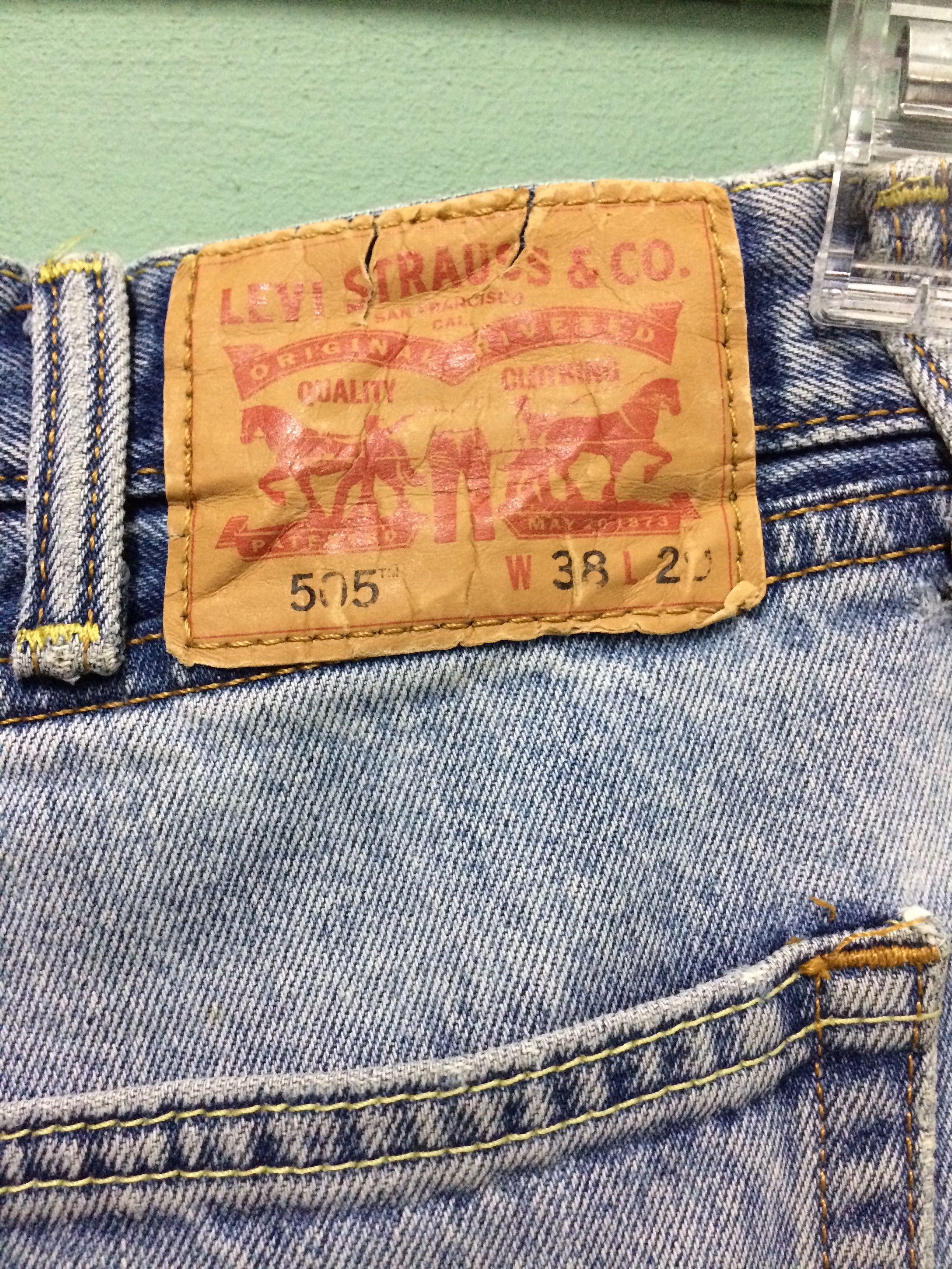 Levi's × Vintage Vintage Distressed Levis 505 Ripped Jeans #B-196 Size US 38 / EU 54 - 9 Thumbnail