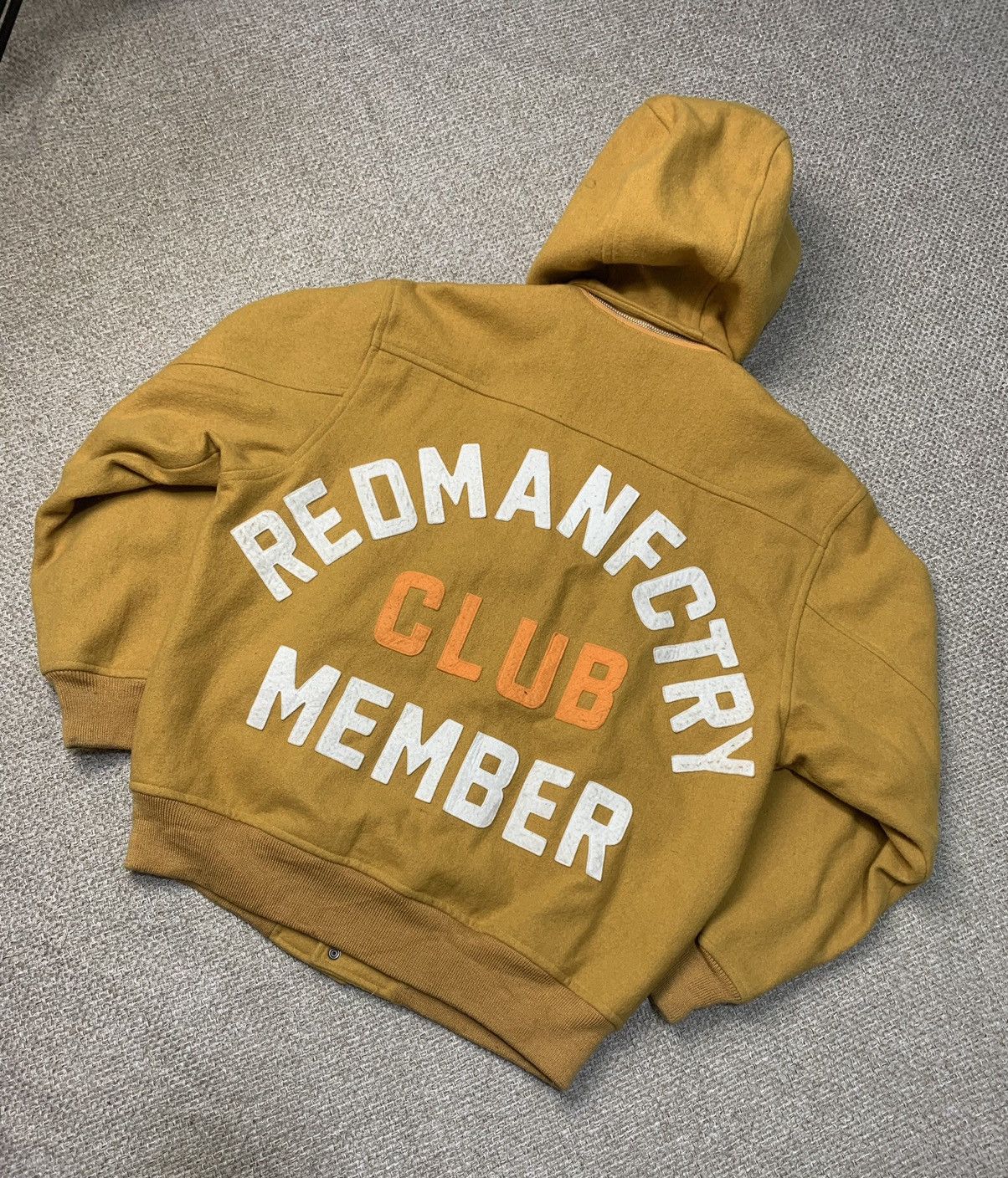 Japanese Brand × Varsity Jacket Japanese Brand Redman Club Member wool ...