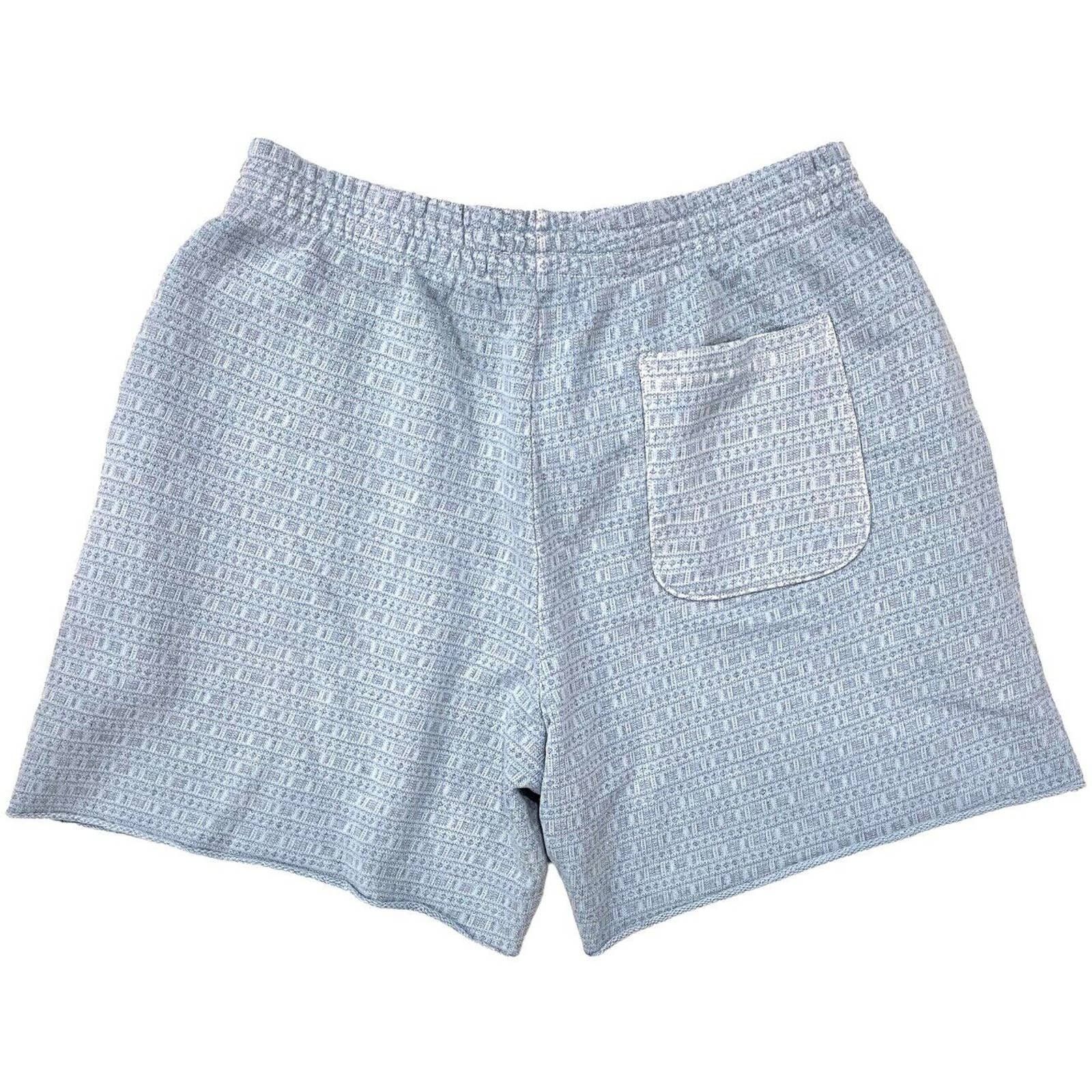 John Elliott John Elliott Mens Serpentine Jacquad Sweat Shorts in Shallow Size US 34 / EU 50 - 2 Thumbnail