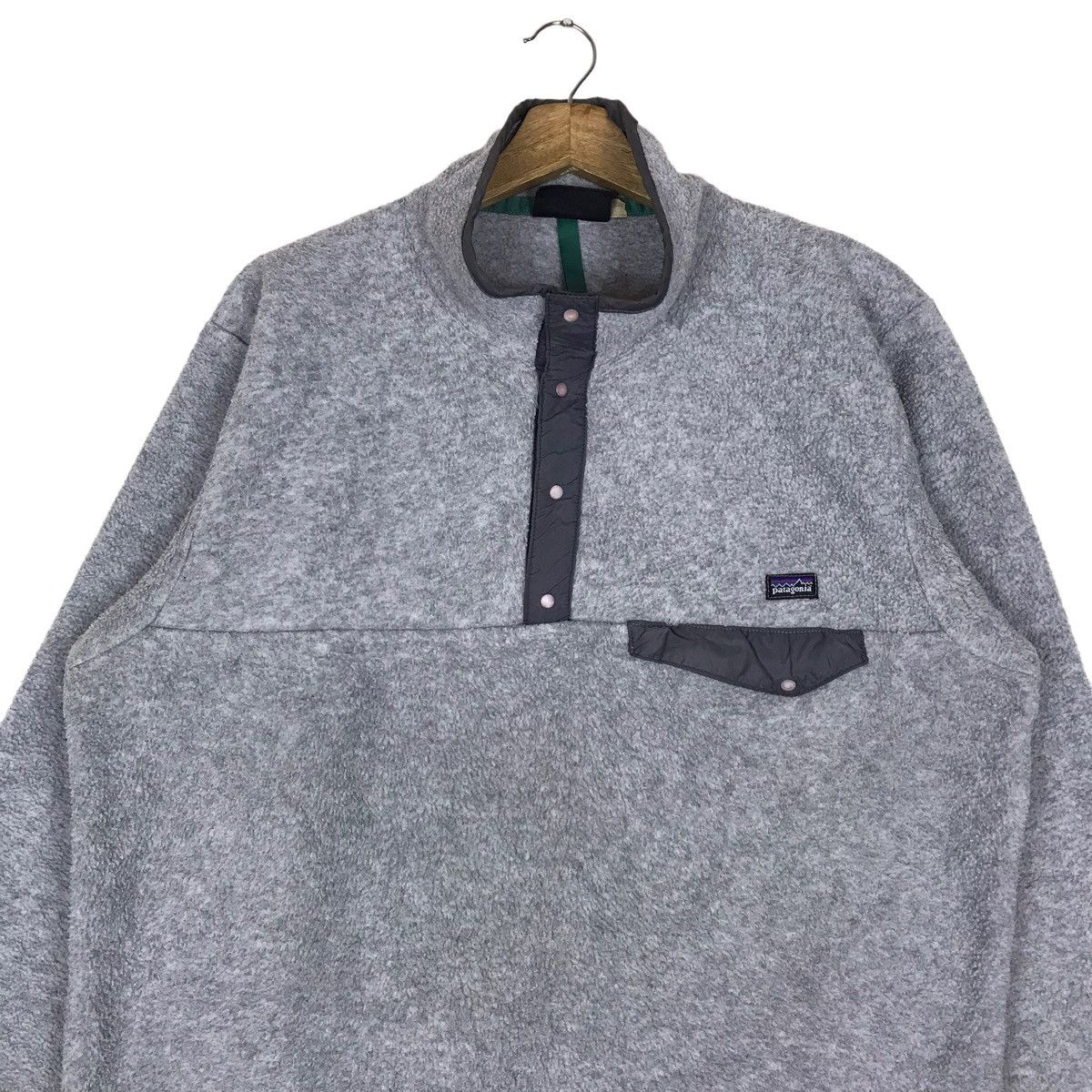 Vintage 90s PATAGONIA Half Snap Button Fleece Pullover