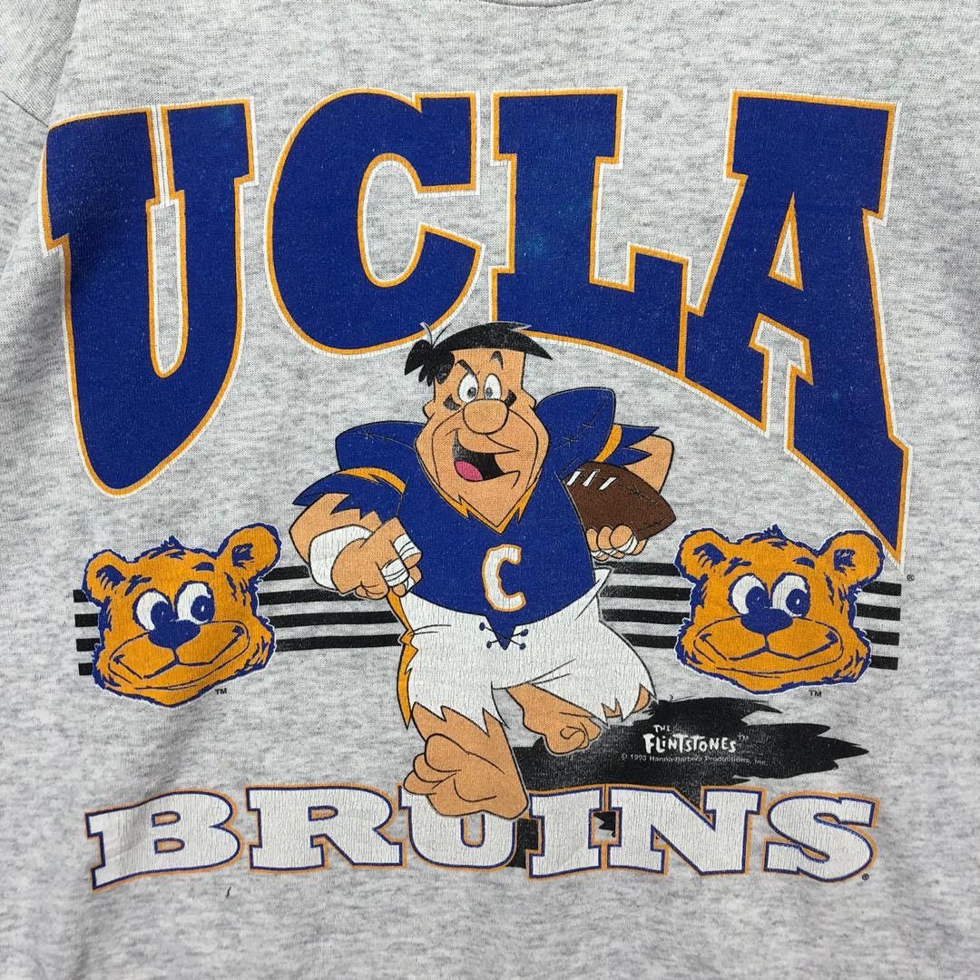Disney × Vintage Vintage 90s UCLA Bruins Flintstone Crewneck Size US L / EU 52-54 / 3 - 4 Thumbnail