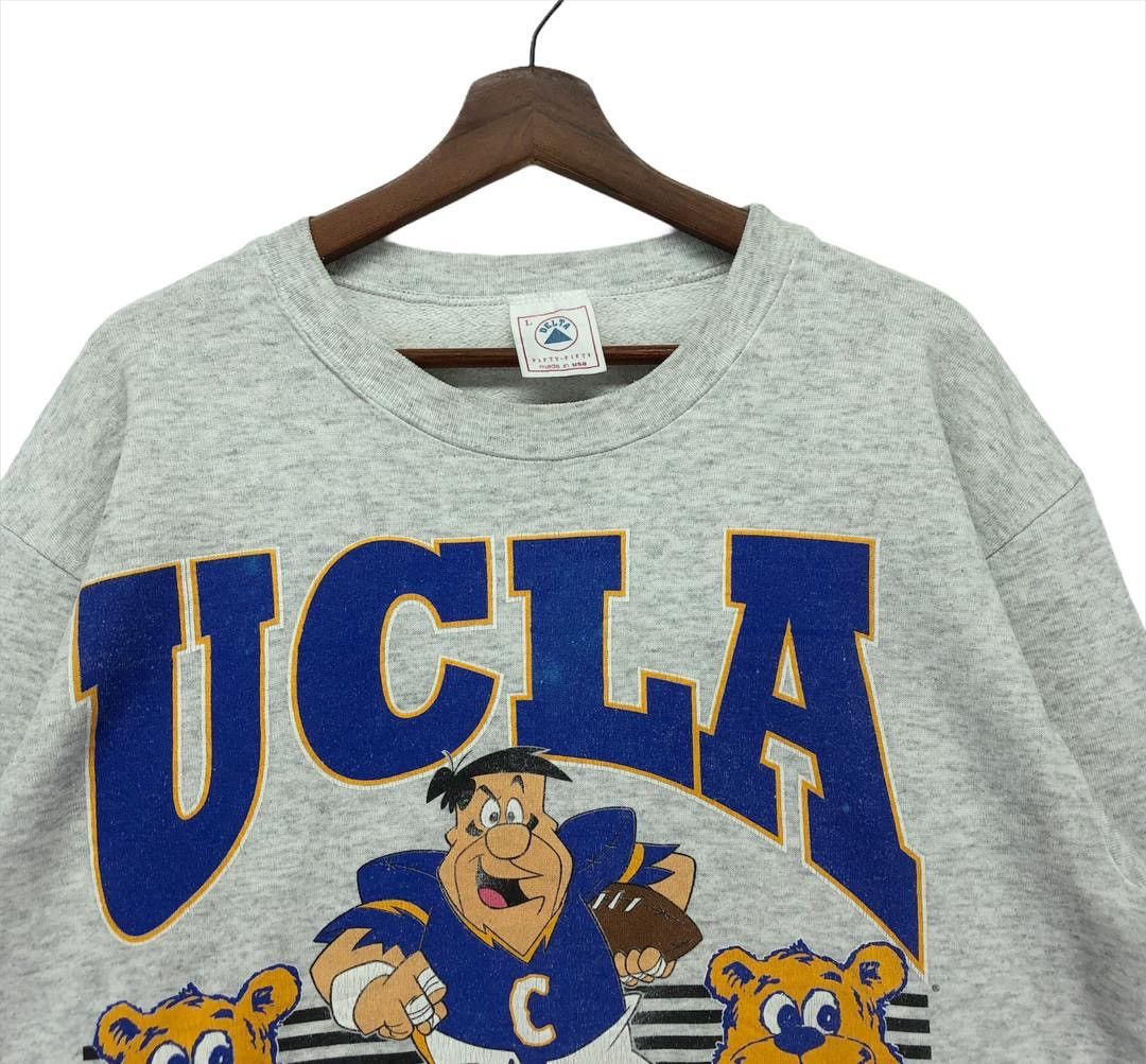 Disney × Vintage Vintage 90s UCLA Bruins Flintstone Crewneck Size US L / EU 52-54 / 3 - 3 Thumbnail