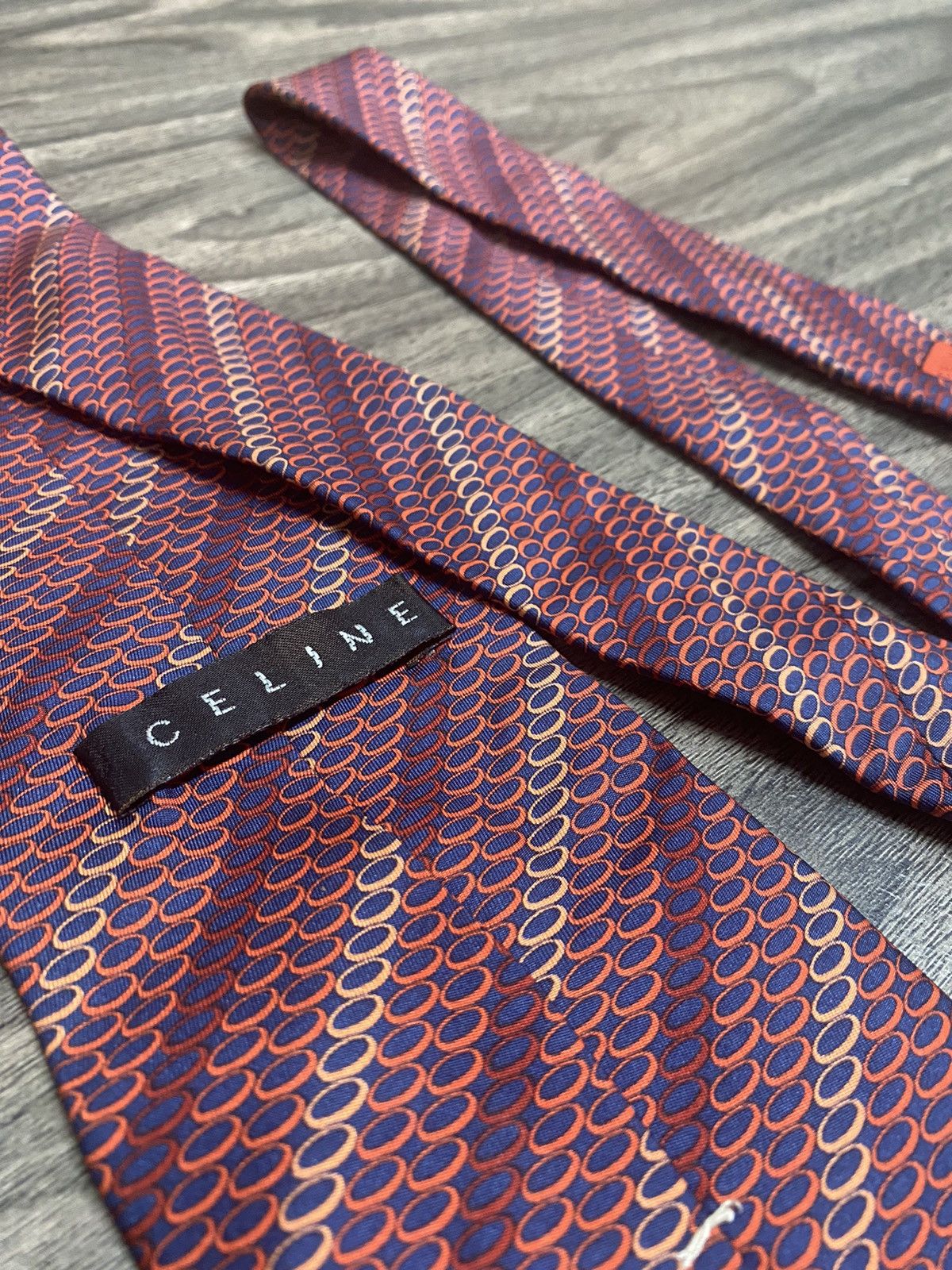 Celine 90s VTG CELINE 100% SILK NECK TIE Size ONE SIZE - 2 Thumbnail