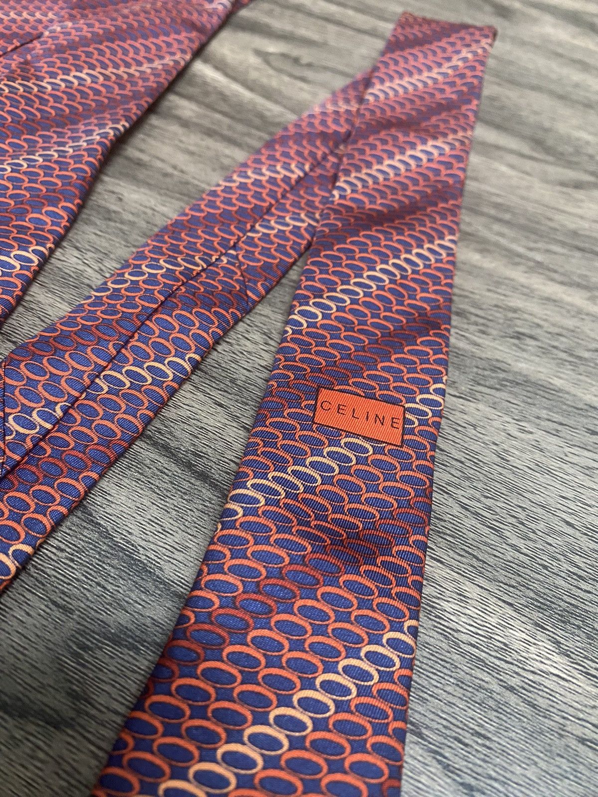 Celine 90s VTG CELINE 100% SILK NECK TIE Size ONE SIZE - 3 Thumbnail
