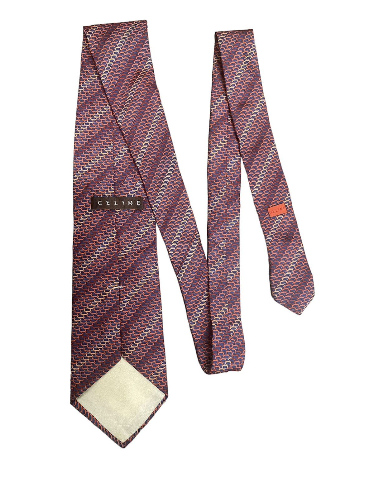Celine 90s VTG CELINE 100% SILK NECK TIE Size ONE SIZE - 1 Thumbnail