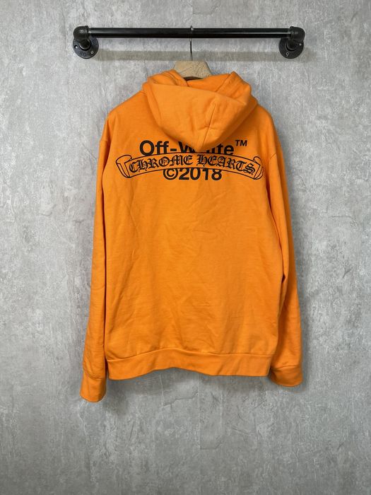 Off-White Chrome hearts x off-white hoodie | Grailed