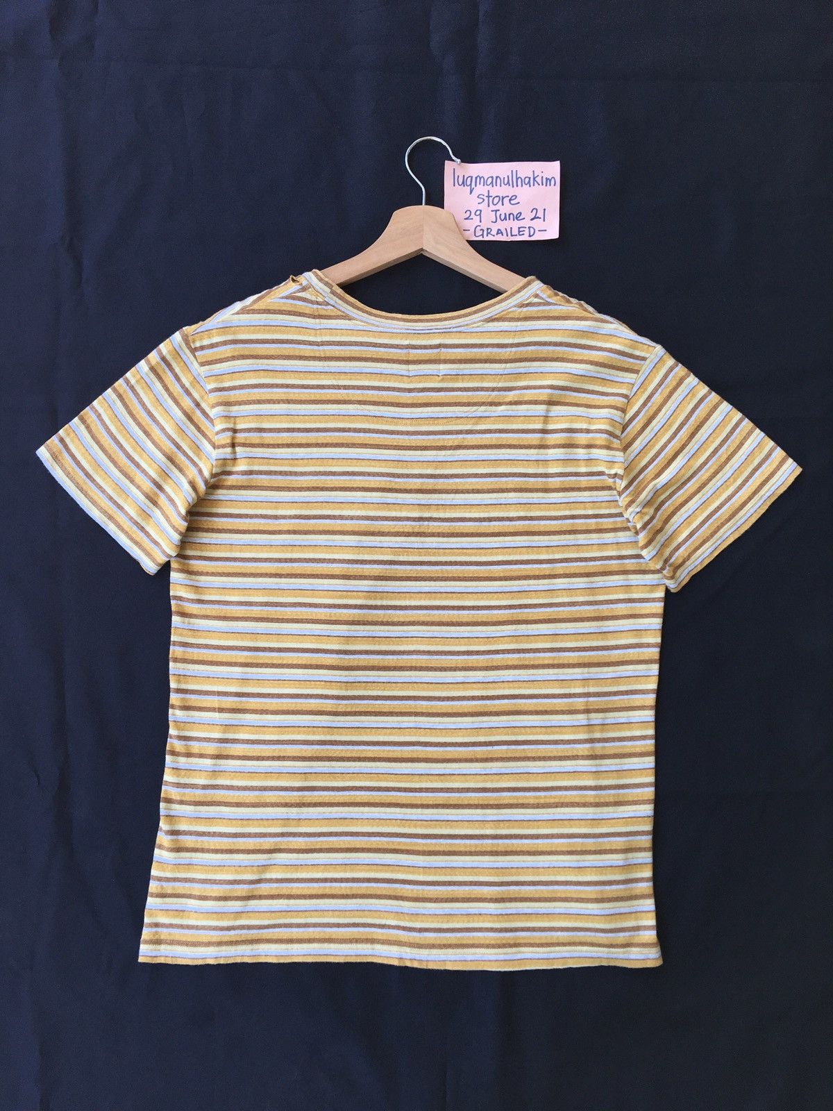 Hai Sporting Gear Vintage Hai Sporting Gear Issey Miyake Stripes Tee Size US S / EU 44-46 / 1 - 9 Thumbnail