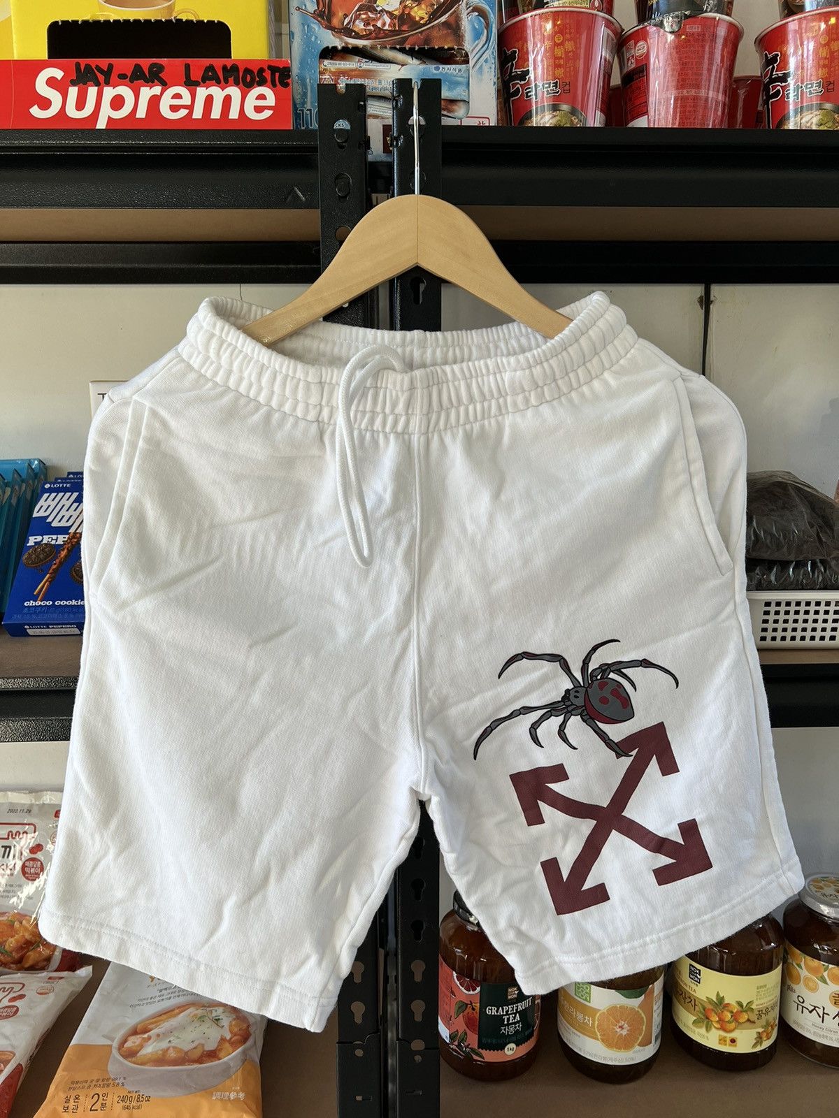 Off-White Off-White Spider Arachno Shorts Size US 28 / EU 44 - 1 Thumbnail