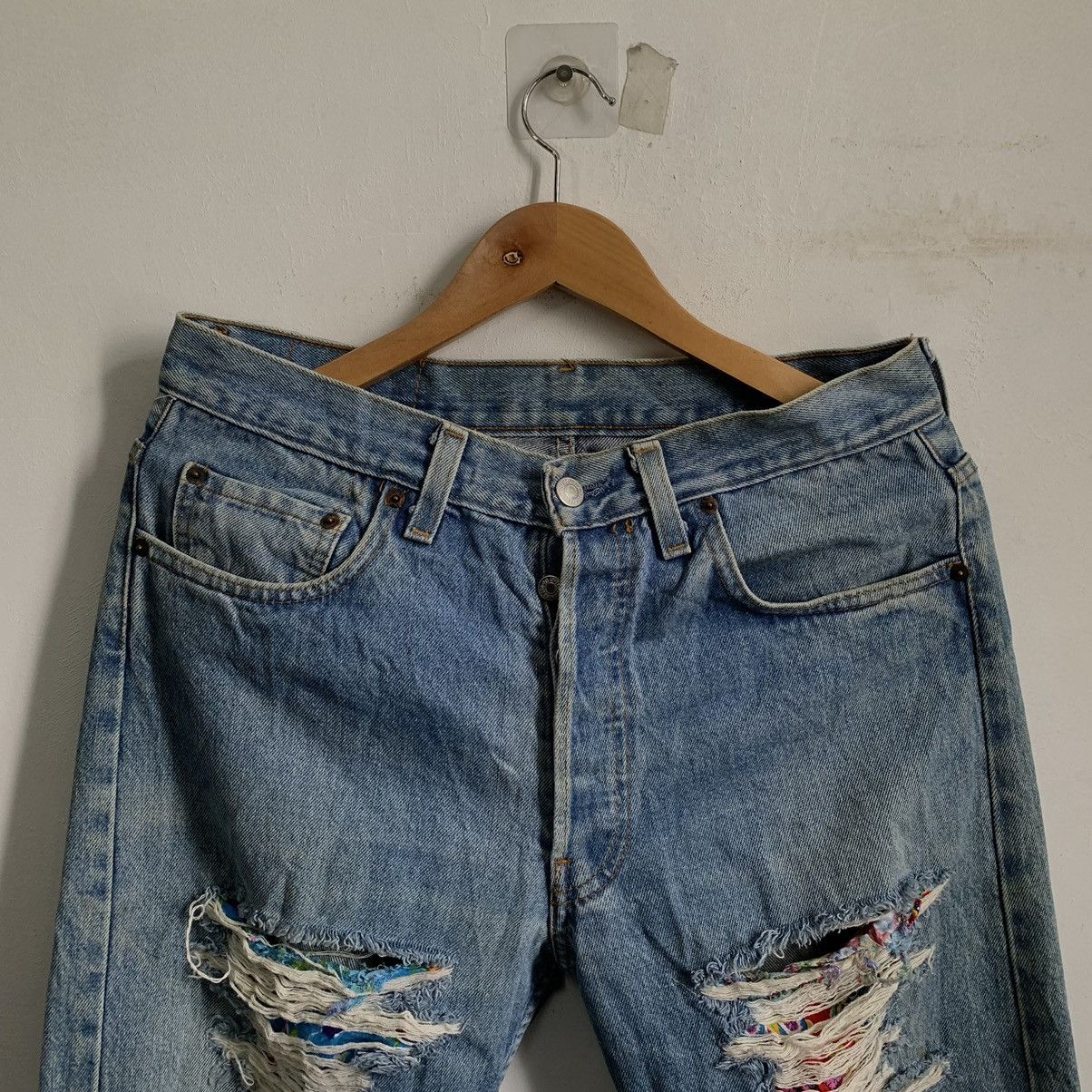 Levi's Vintage Levis 501 Button 524 Custom Rare Jeans Denim Size US 32 / EU 48 - 3 Thumbnail