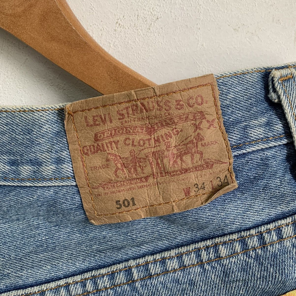 Levi's Vintage Levis 501 Button 524 Custom Rare Jeans Denim Size US 32 / EU 48 - 9 Thumbnail
