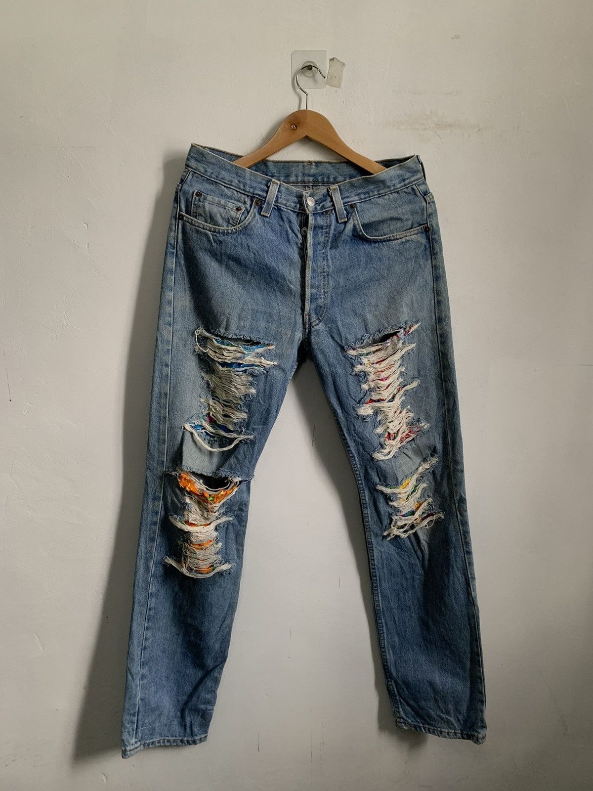Levi's Vintage Levis 501 Button 524 Custom Rare Jeans Denim Size US 32 / EU 48 - 1 Thumbnail