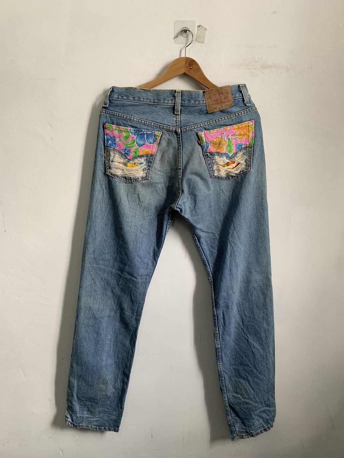 Levi's Vintage Levis 501 Button 524 Custom Rare Jeans Denim Size US 32 / EU 48 - 2 Thumbnail