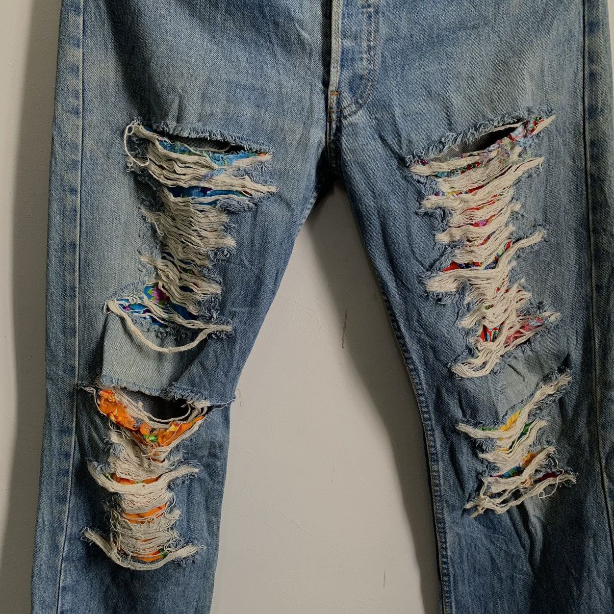 Levi's Vintage Levis 501 Button 524 Custom Rare Jeans Denim Size US 32 / EU 48 - 4 Thumbnail