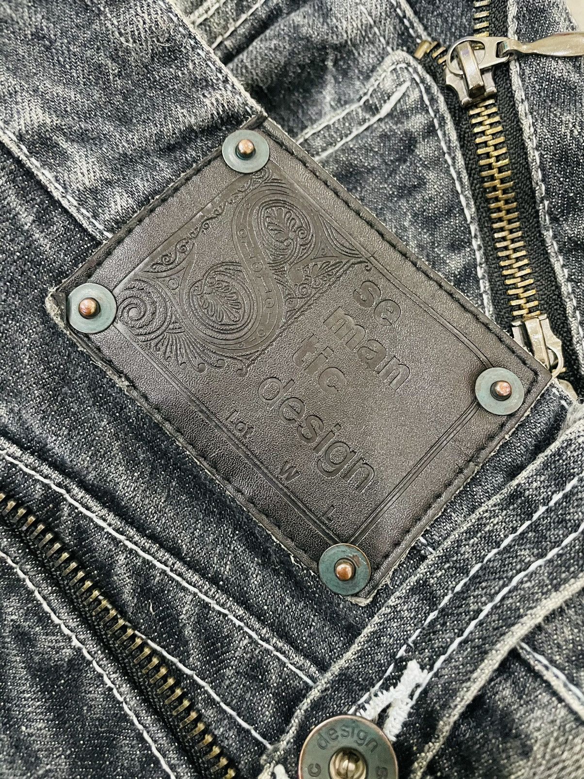 Japanese Brand Japanese Brand Semantic Design Very Rare Streetwear Pants Size US 30 / EU 46 - 12 Thumbnail