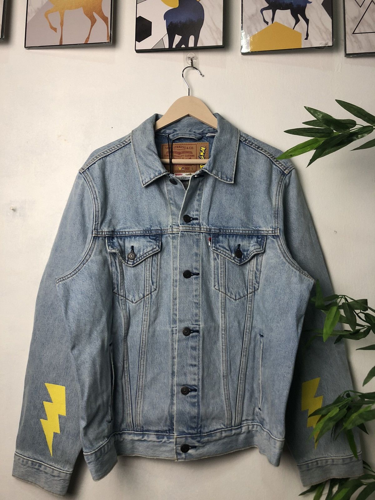 Levi's × Levi's Made & Crafted Levi's X Pokemon Vintage Fit Trucker Jacket Size US L / EU 52-54 / 3 - 2 Thumbnail
