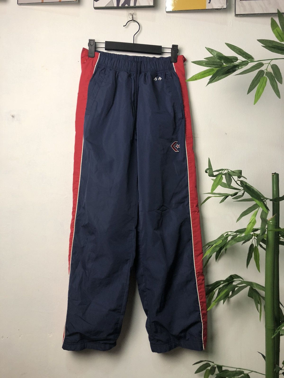 Converse × Vintage Converse Vintage Trackpant Side Button Size US 32 / EU 48 - 1 Thumbnail