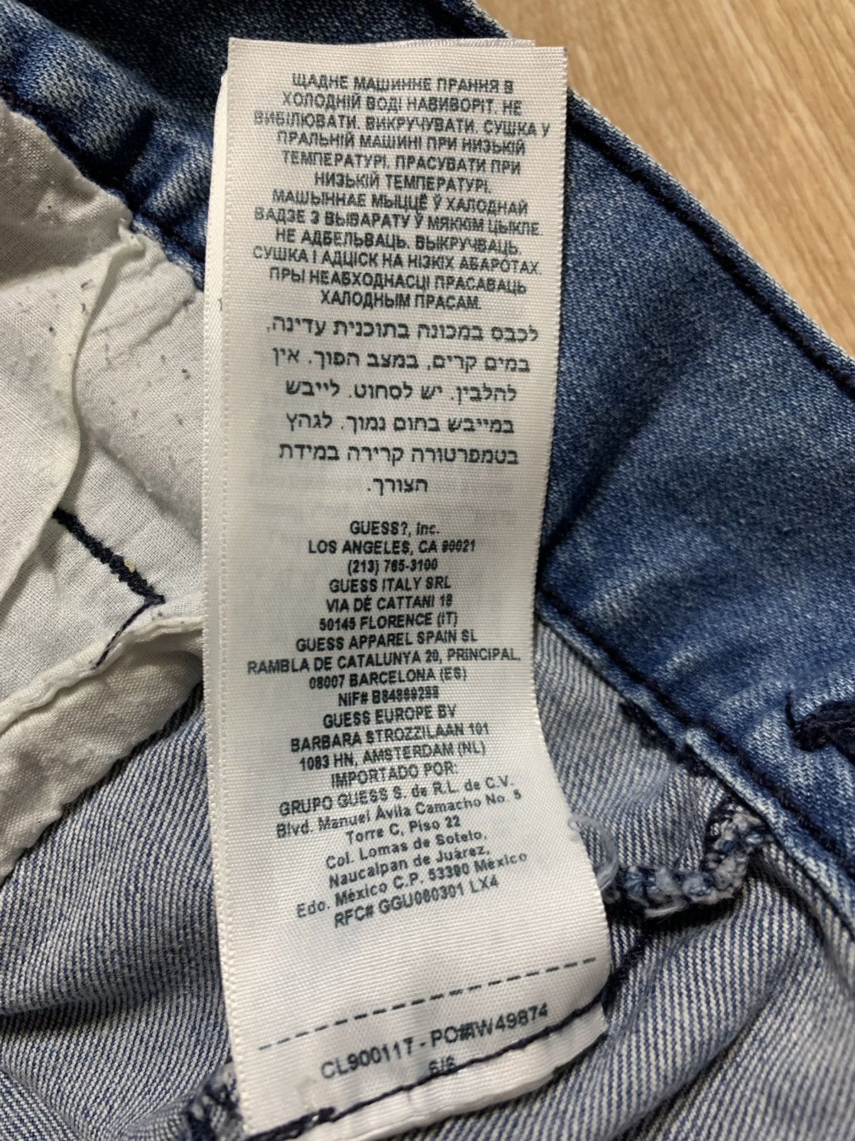Guess Guess USA Jean Jacket Size US L / EU 52-54 / 3 - 9 Thumbnail