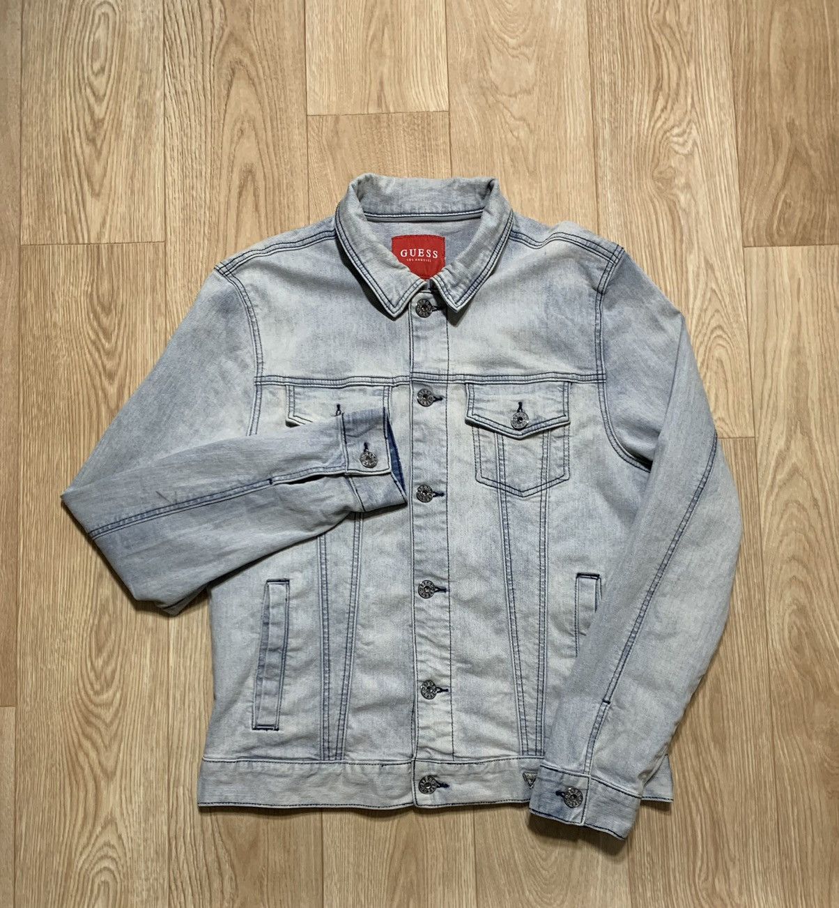 Guess Guess USA Jean Jacket Size US L / EU 52-54 / 3 - 1 Thumbnail