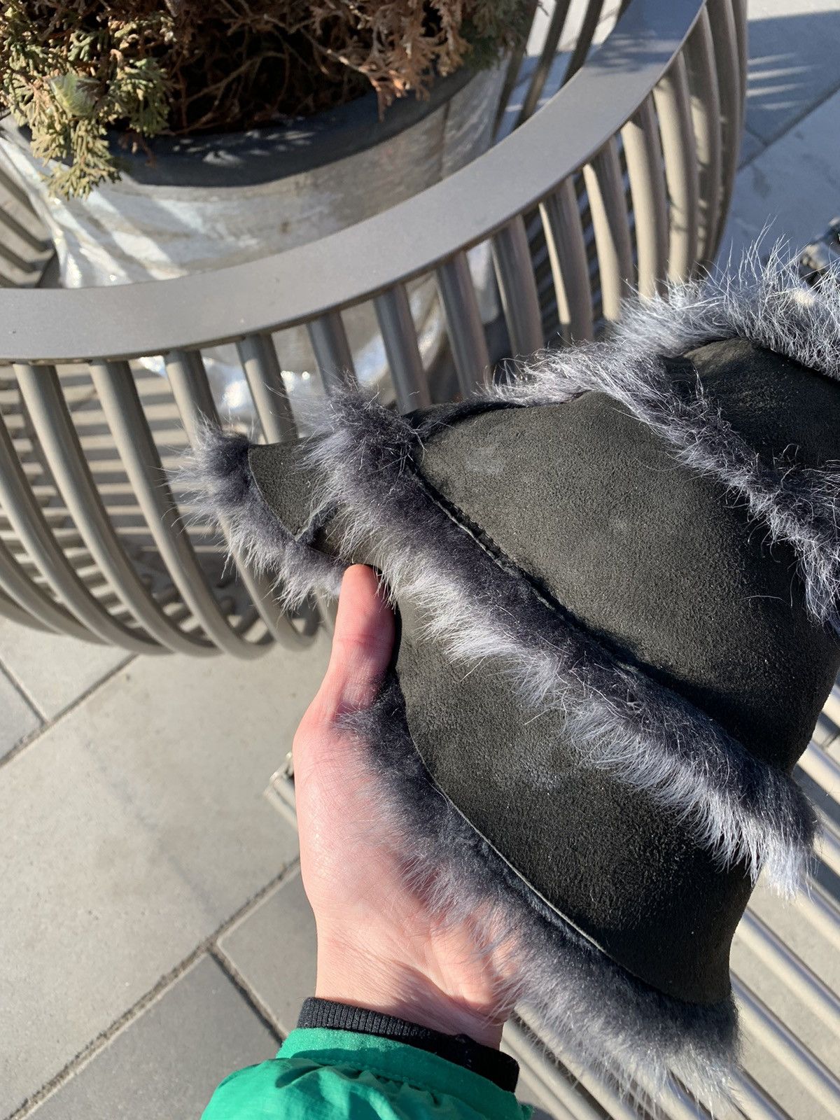 Japanese Brand × Karl Donoghue Karl Donoghue 2in1 Fur Lambskin Bucket Hat Y2K Japanes Style Size ONE SIZE - 14 Thumbnail