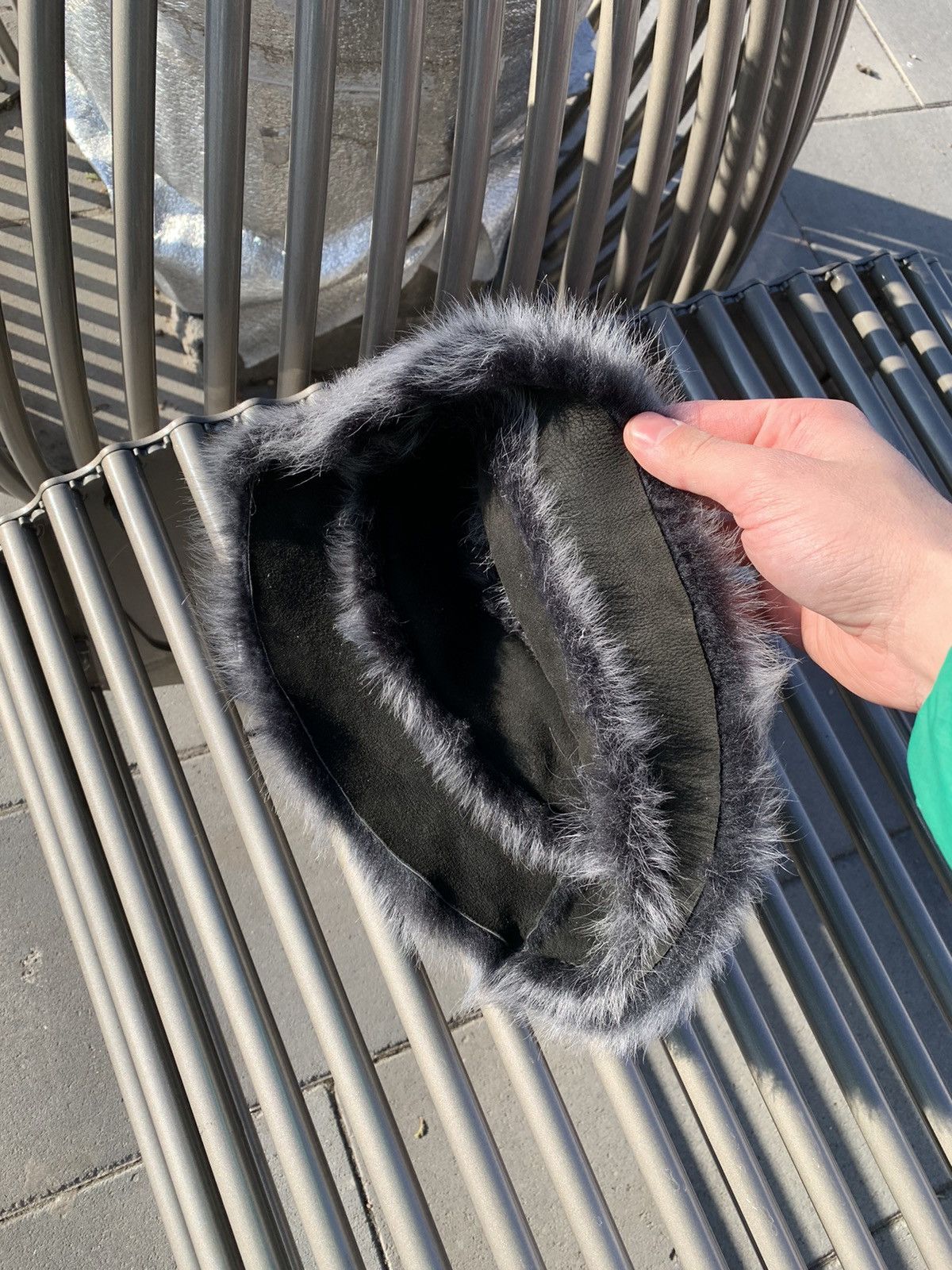 Japanese Brand × Karl Donoghue Karl Donoghue 2in1 Fur Lambskin Bucket Hat Y2K Japanes Style Size ONE SIZE - 10 Thumbnail