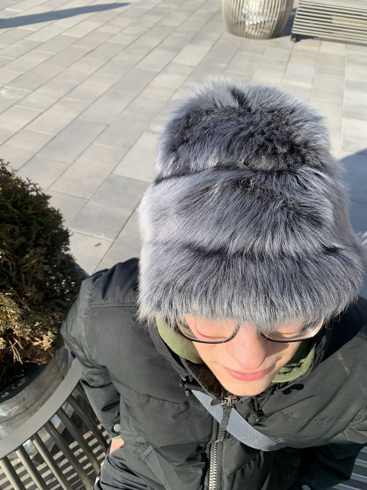 Japanese Brand × Karl Donoghue Karl Donoghue 2in1 Fur Lambskin Bucket Hat Y2K Japanes Style Size ONE SIZE - 7 Thumbnail