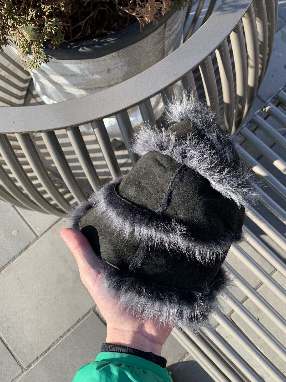Japanese Brand × Karl Donoghue Karl Donoghue 2in1 Fur Lambskin Bucket Hat Y2K Japanes Style Size ONE SIZE - 15 Thumbnail