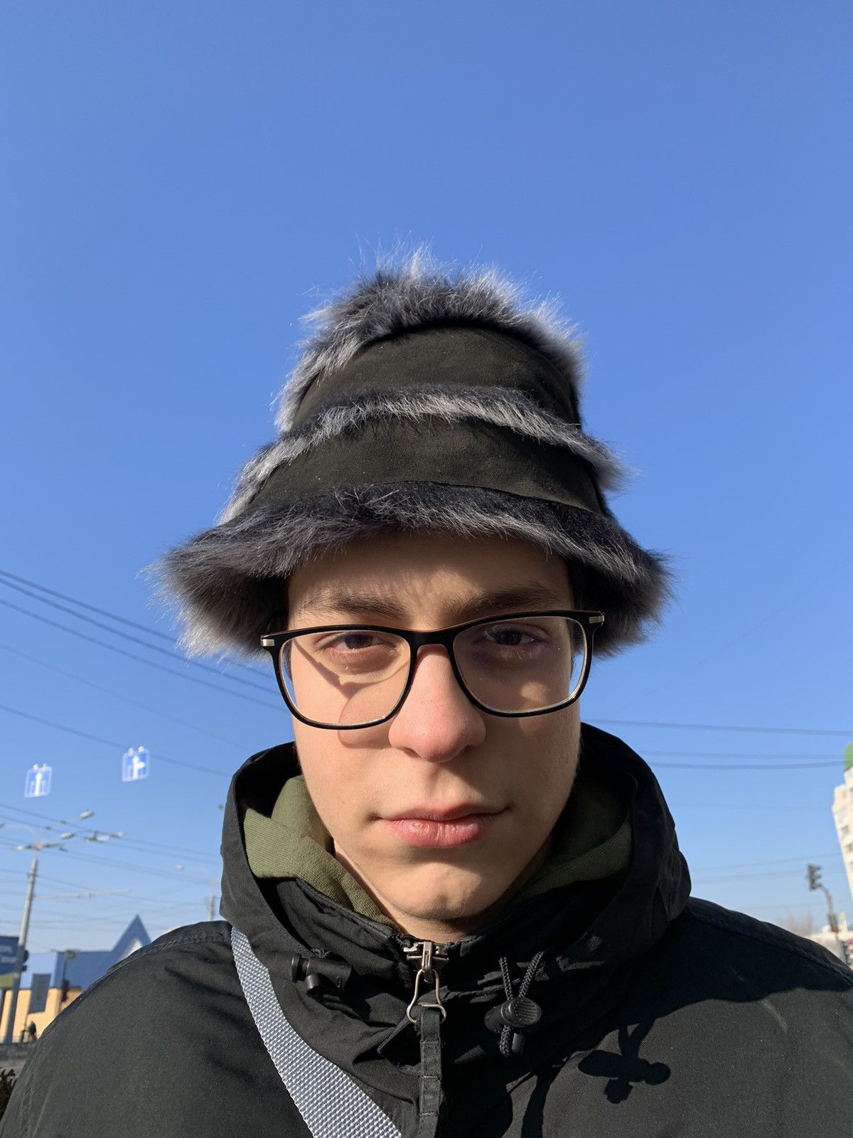 Japanese Brand × Karl Donoghue Karl Donoghue 2in1 Fur Lambskin Bucket Hat Y2K Japanes Style Size ONE SIZE - 4 Thumbnail