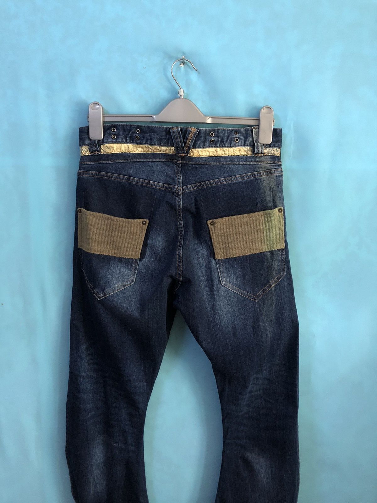 PPFM reconstructed aladdin stretched jeans #B4 Size US 32 / EU 48 - 3 Thumbnail