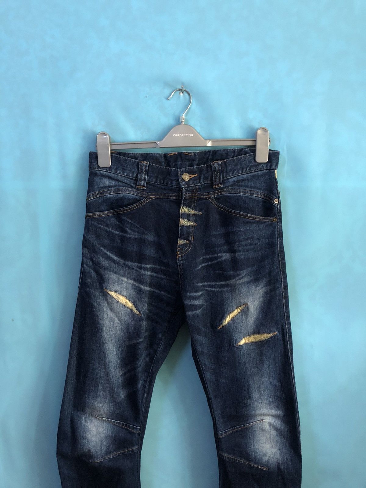 PPFM reconstructed aladdin stretched jeans #B4 Size US 32 / EU 48 - 4 Thumbnail
