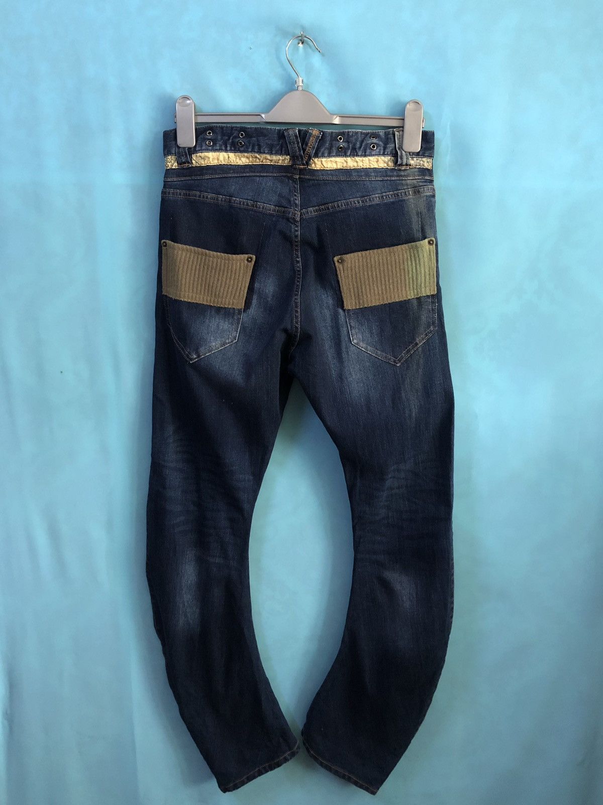 PPFM reconstructed aladdin stretched jeans #B4 Size US 32 / EU 48 - 2 Thumbnail
