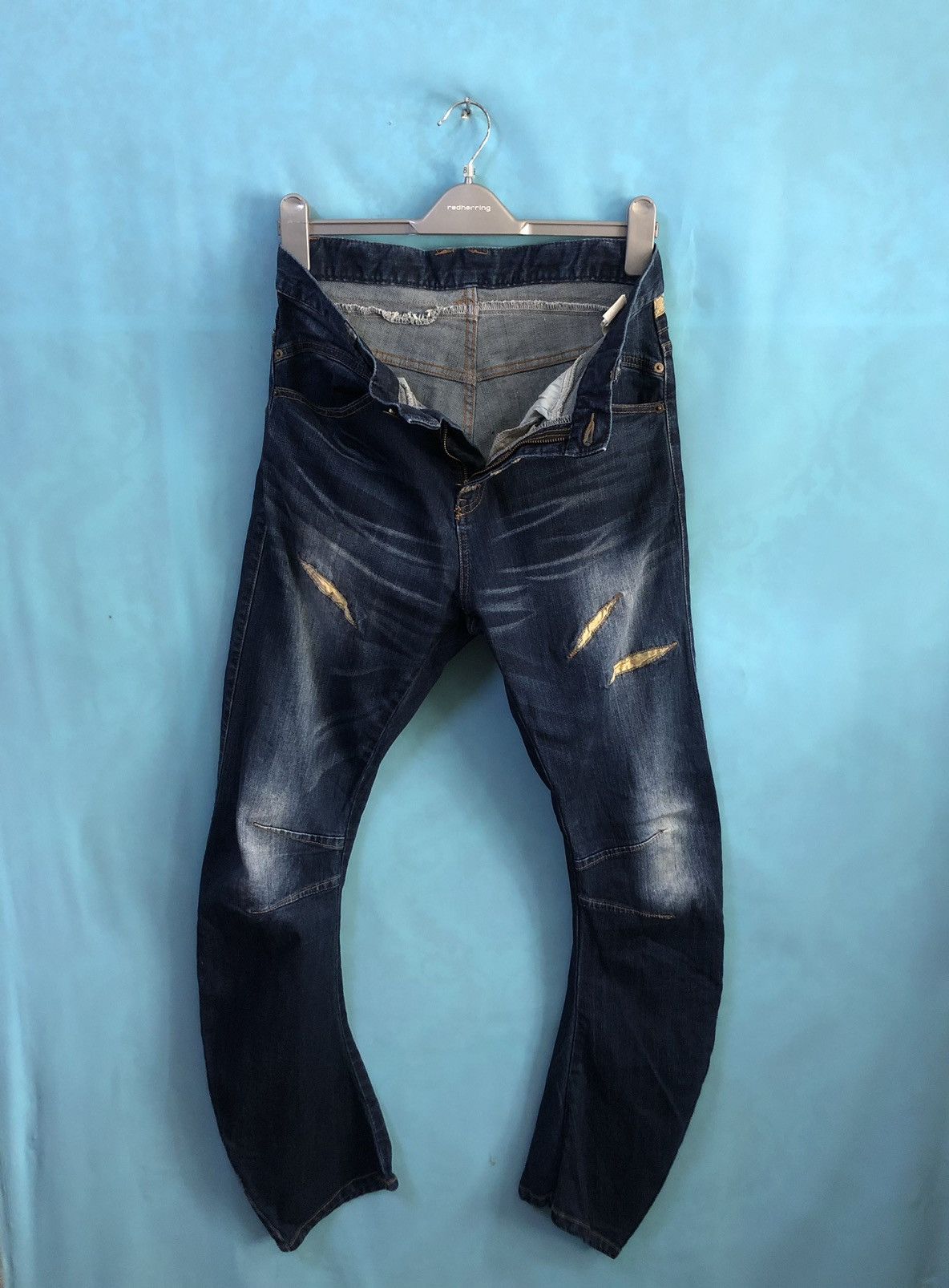 PPFM reconstructed aladdin stretched jeans #B4 Size US 32 / EU 48 - 5 Thumbnail