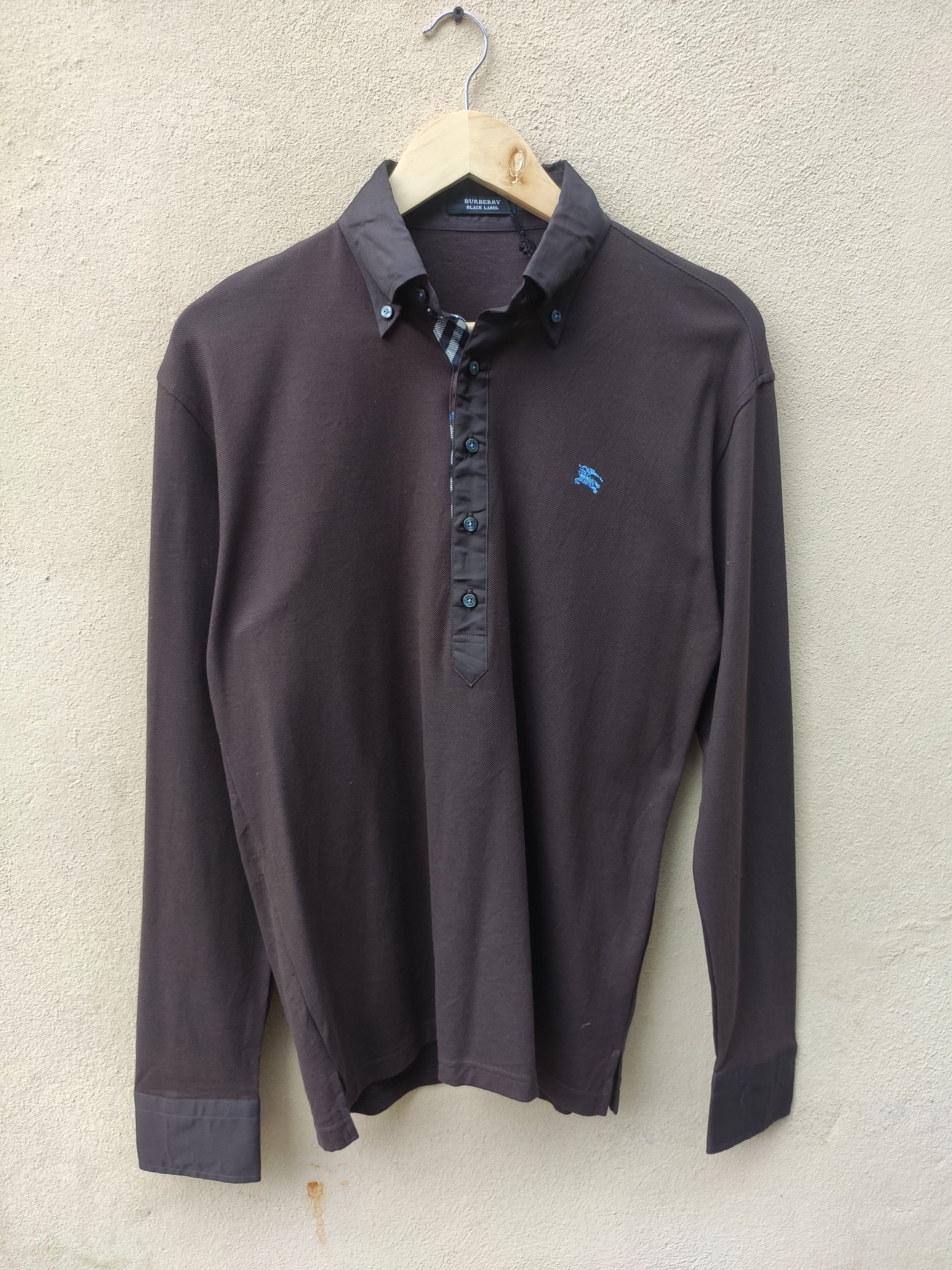 Black Label 🔥 Burberrys t shirt long sleeve black label Size US M / EU 48-50 / 2 - 2 Thumbnail