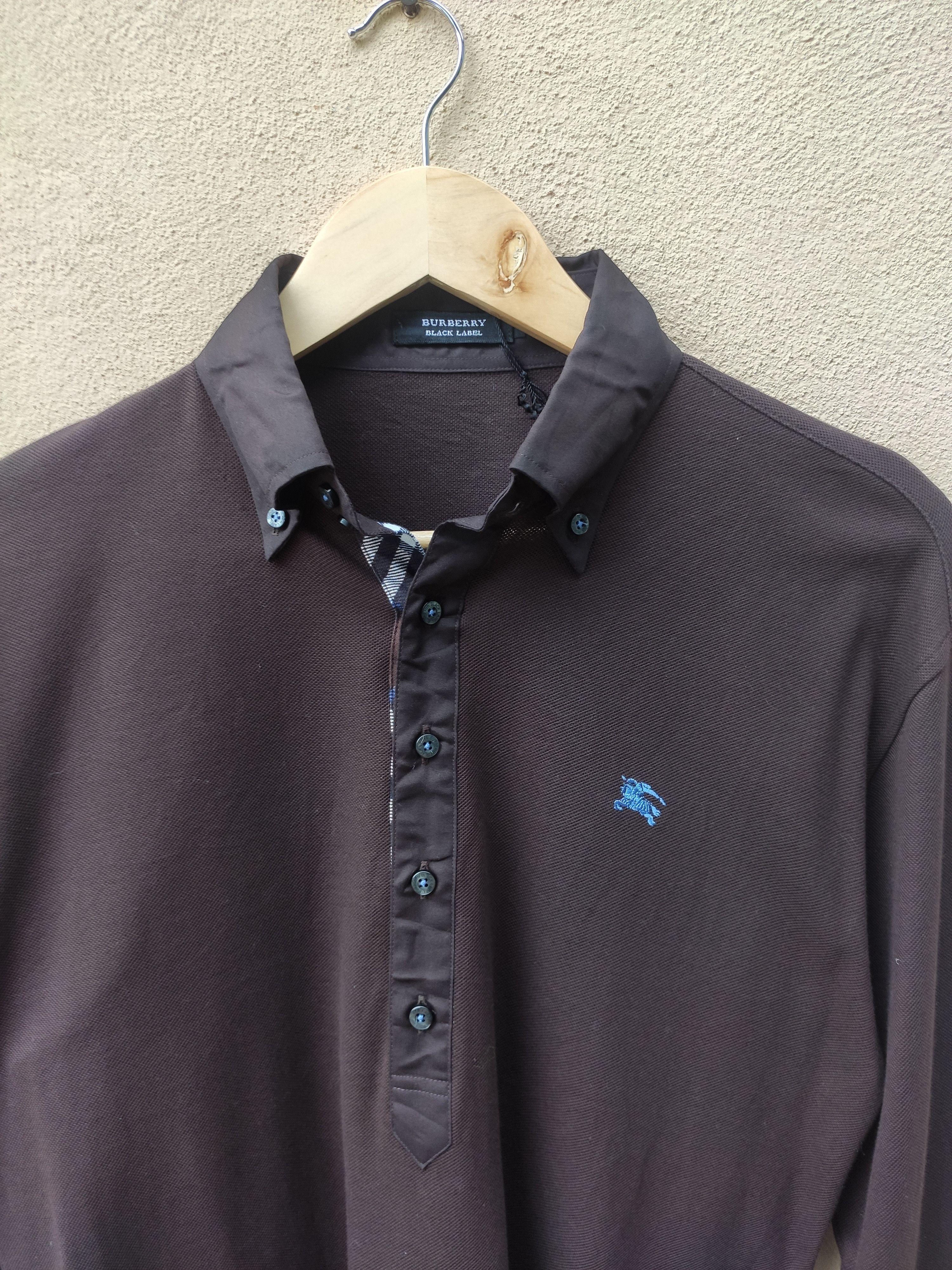 Black Label 🔥 Burberrys t shirt long sleeve black label Size US M / EU 48-50 / 2 - 1 Thumbnail