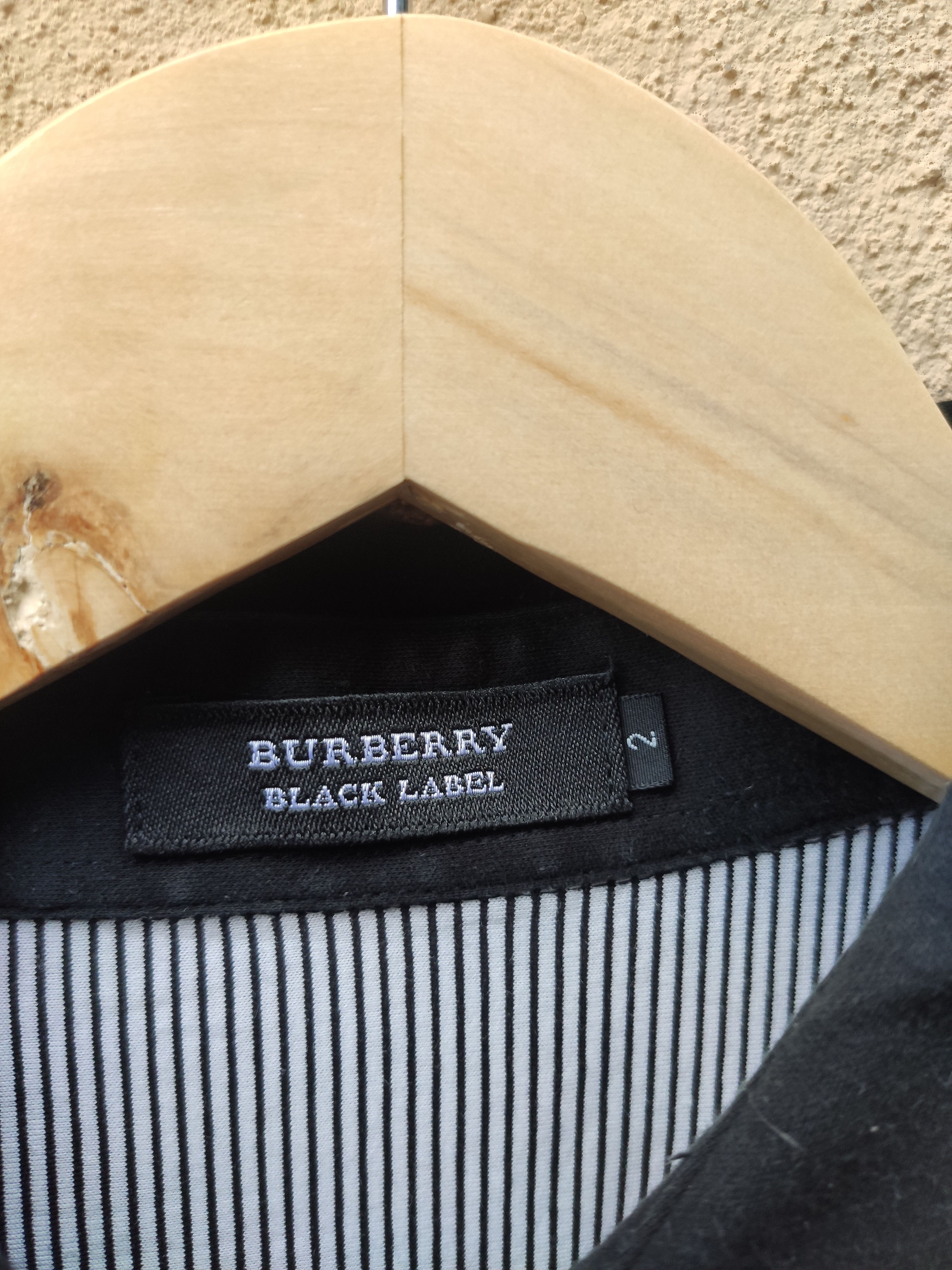 Black Label 🔥 Burberry t shirt three quarter sleeve black label Size US S / EU 44-46 / 1 - 5 Thumbnail