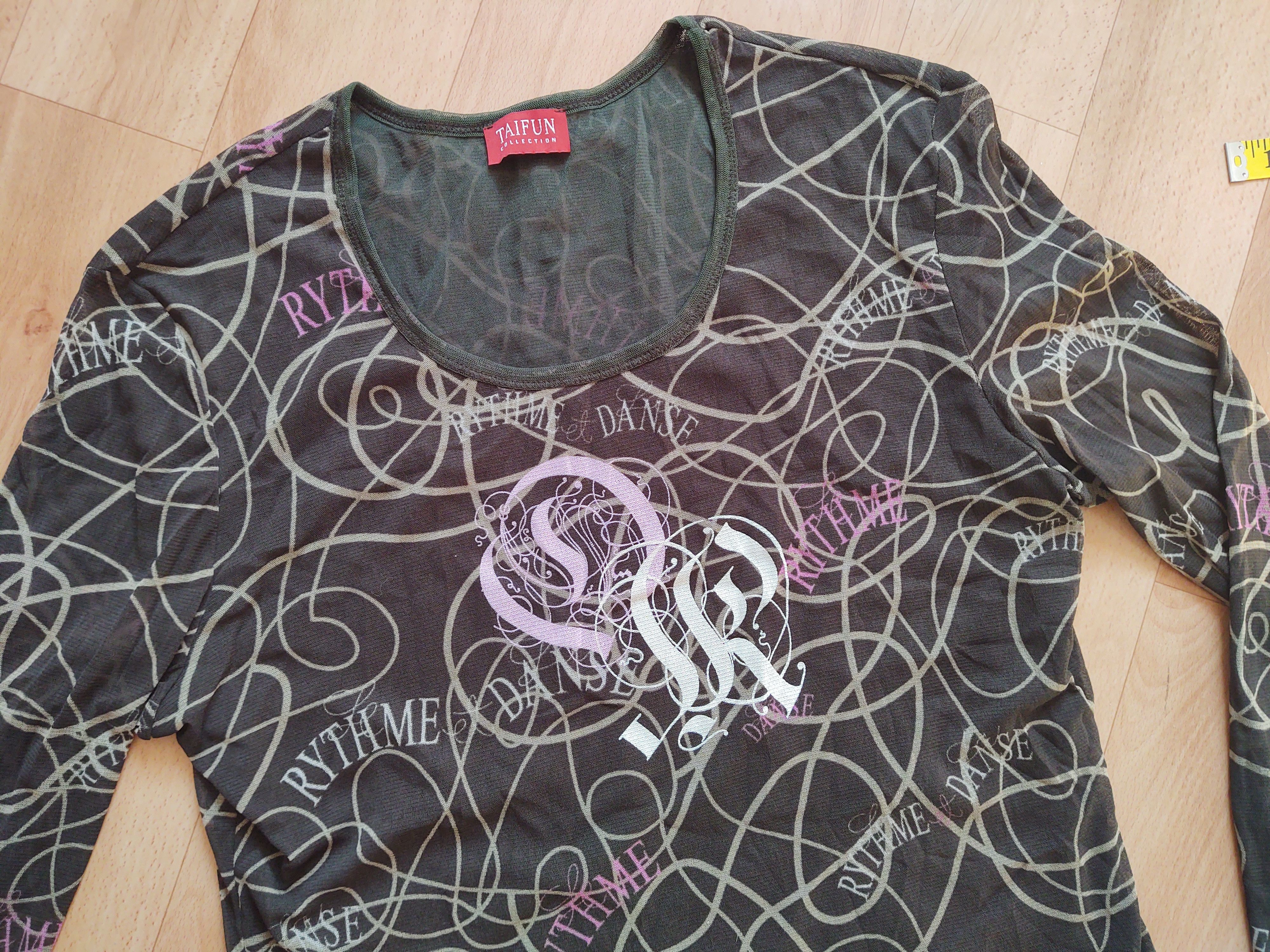Other y2k mesh longsleeve abstract Taifun Sz L Size L / US 10 / IT 46 - 4 Thumbnail