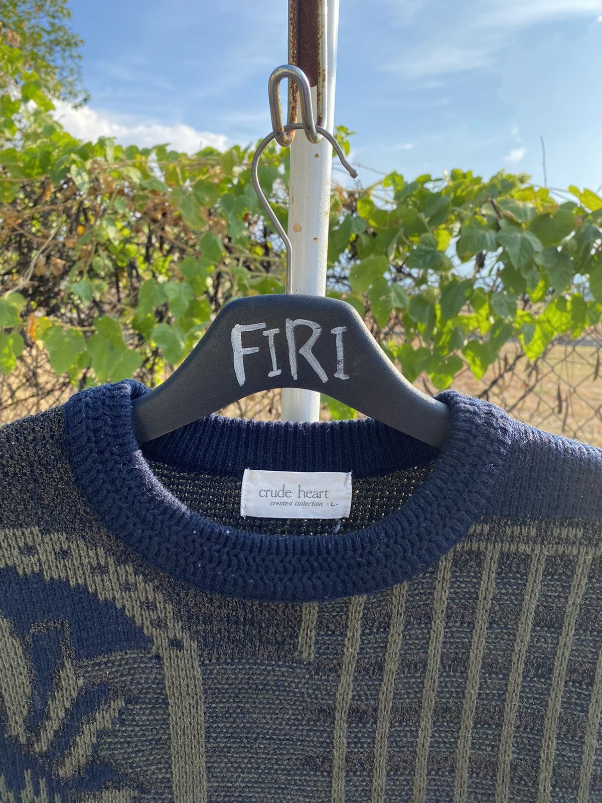 Other Crude Heart Created Collection Knitwear Sweater Size US L / EU 52-54 / 3 - 10 Thumbnail