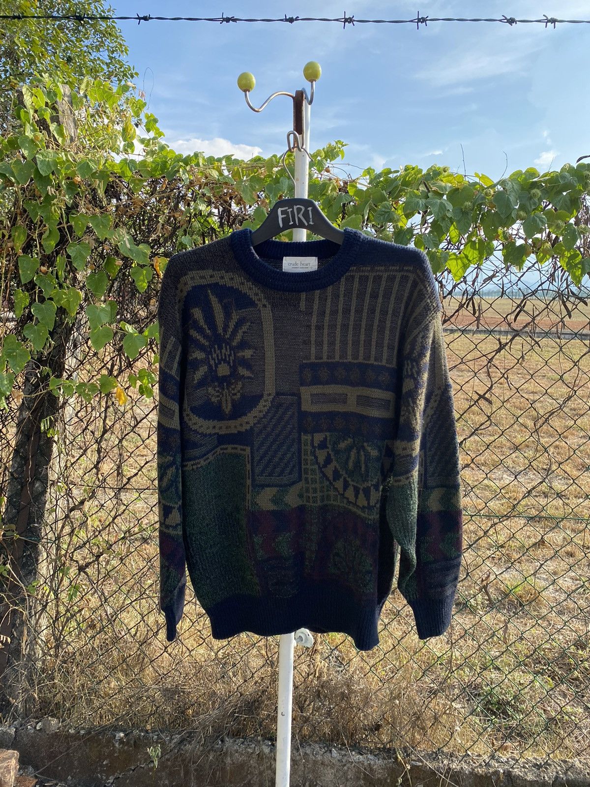 Other Crude Heart Created Collection Knitwear Sweater Size US L / EU 52-54 / 3 - 2 Thumbnail